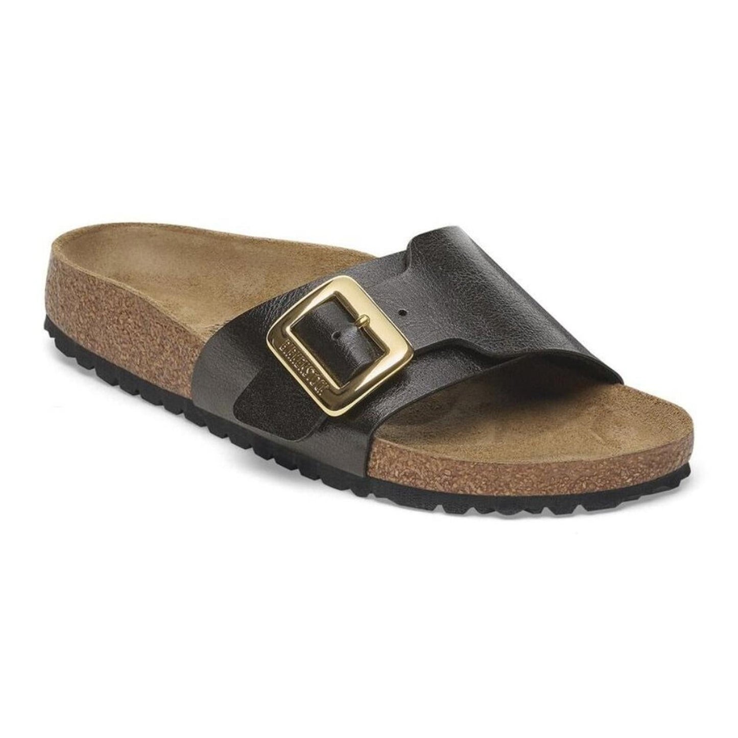 Catalina Luxe Buckle Graceful Licorice Birko Flor Sandals