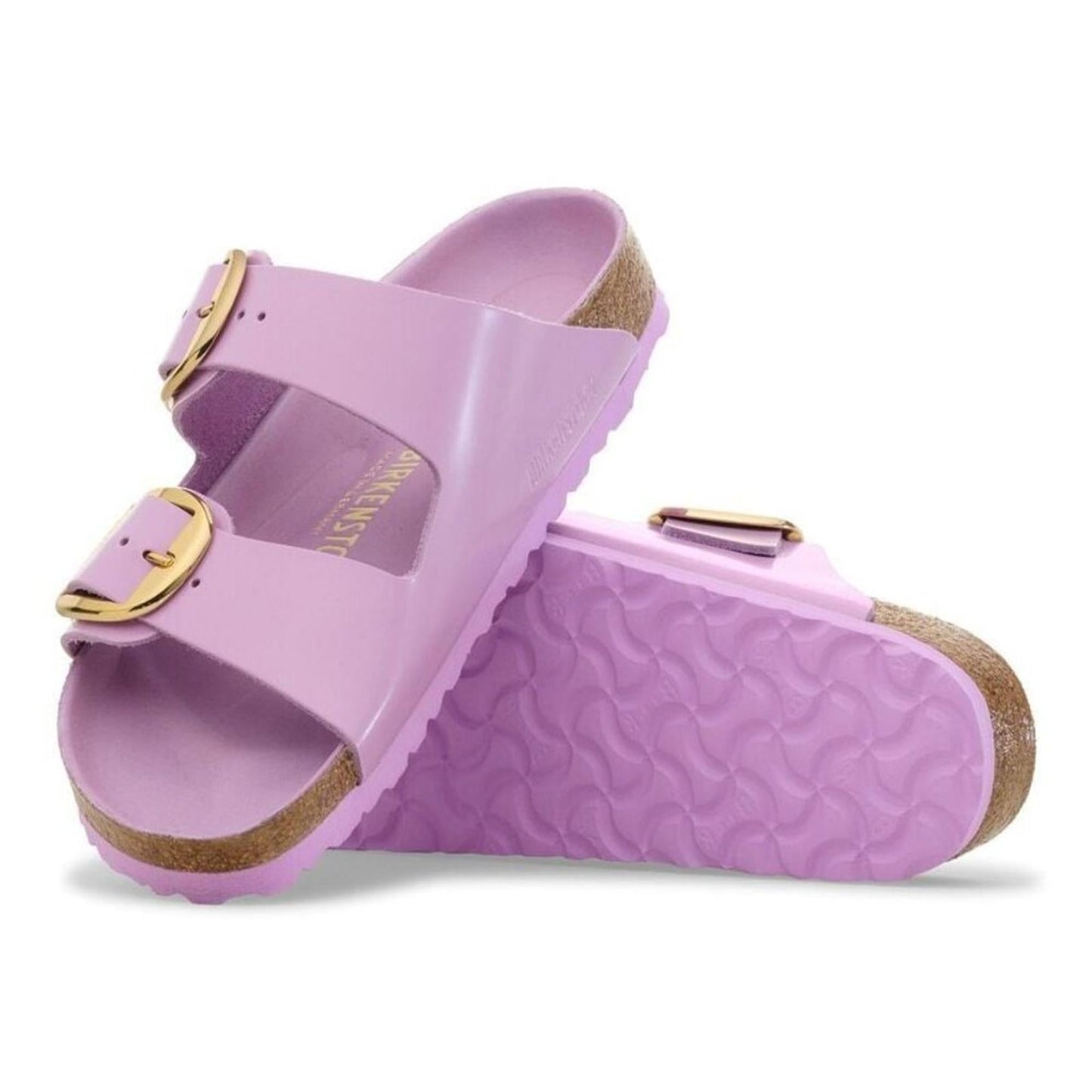 Arizona High Shine Crocus Buckle Sandals