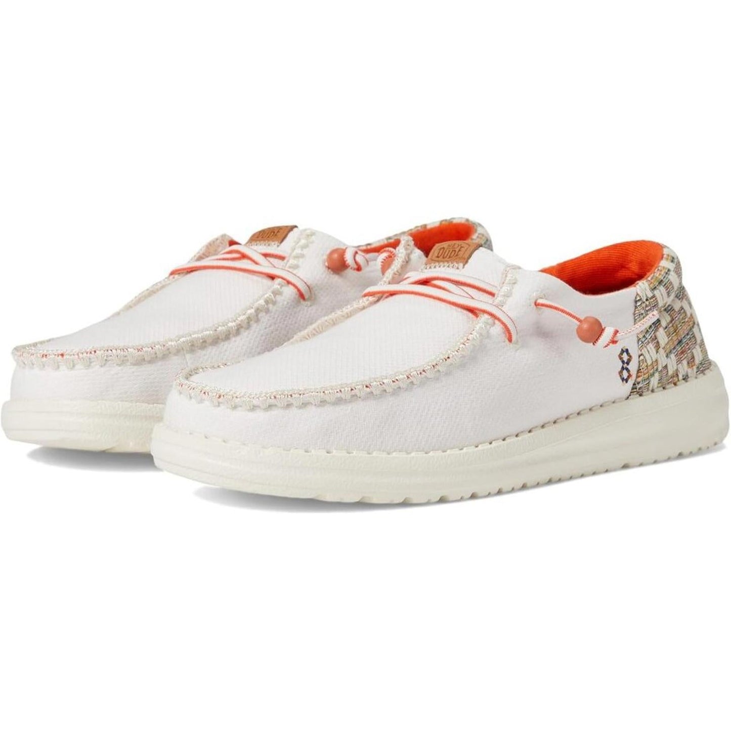 Wendy Funk Beige Jacquard Casual Shoes