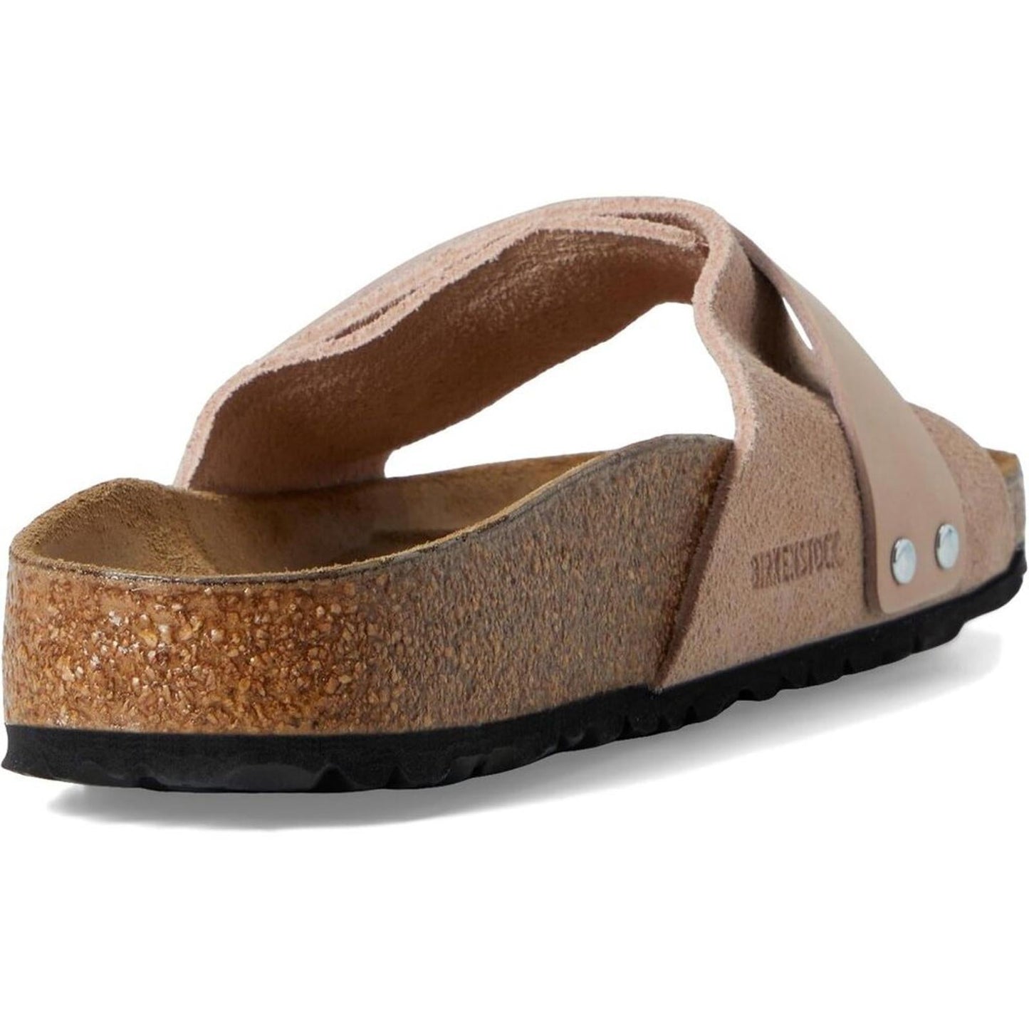 Oita Light Rose Suede Slide Sandals
