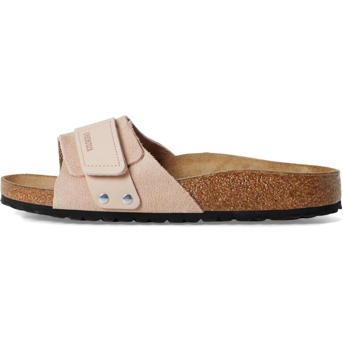 Oita Light Rose Suede Slide Sandals