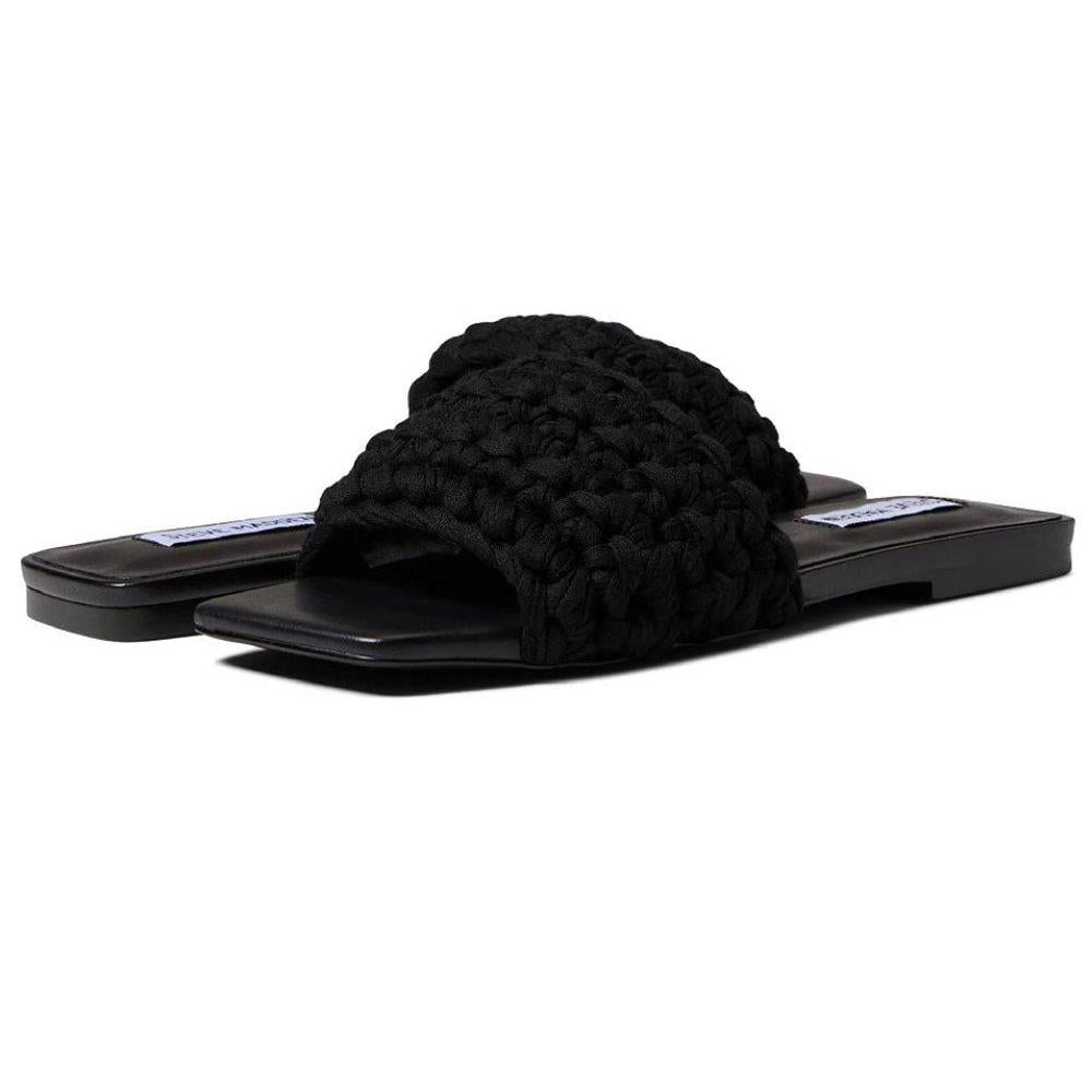 Maldeve Onyx Braided Slides