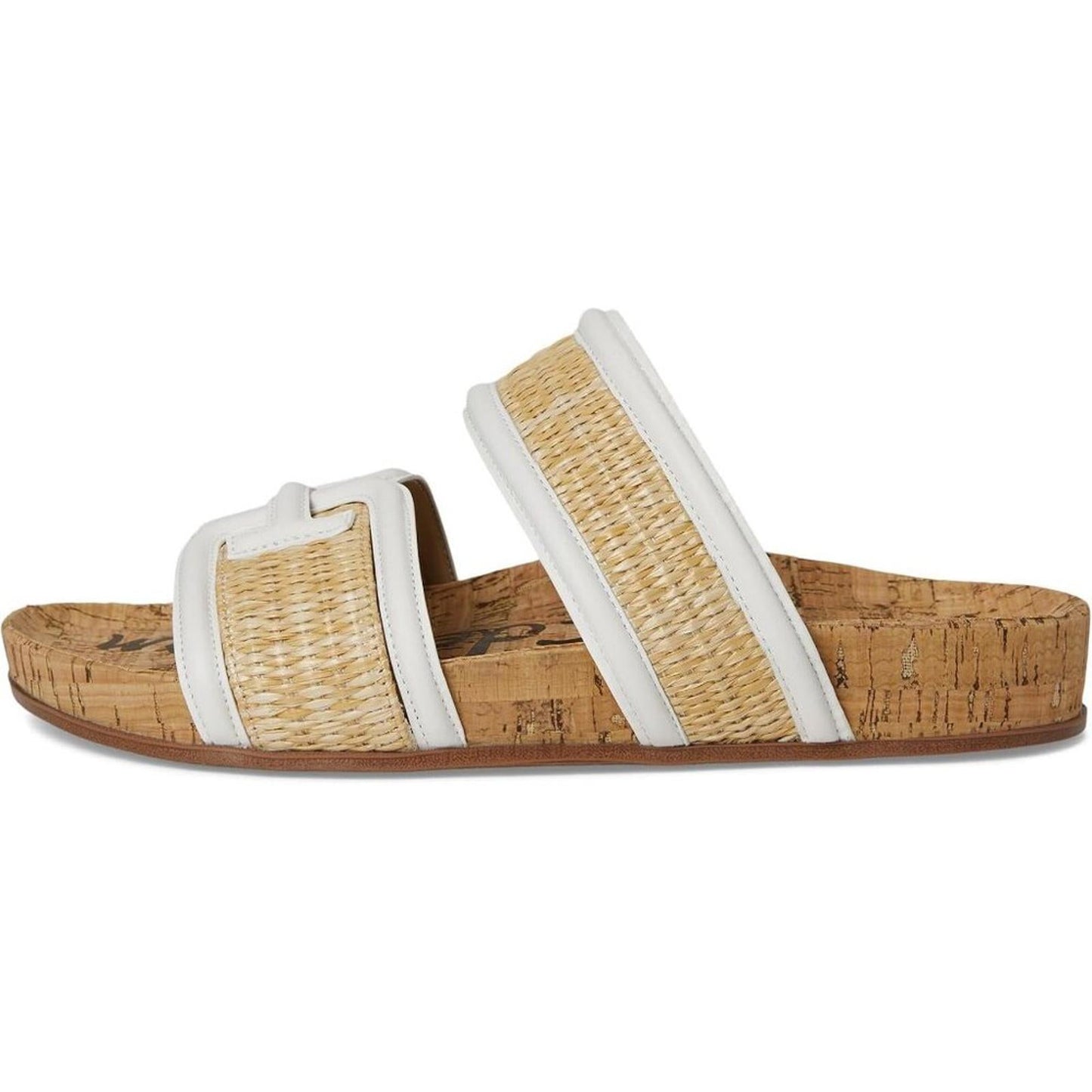 Rowan Natural Flat Slide Slide Sandals
