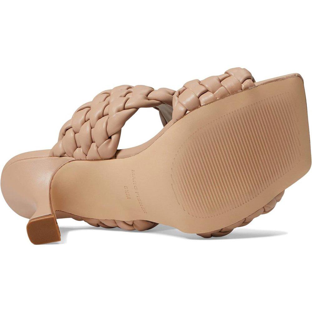 Toree Latte Braided Heeled Sandals