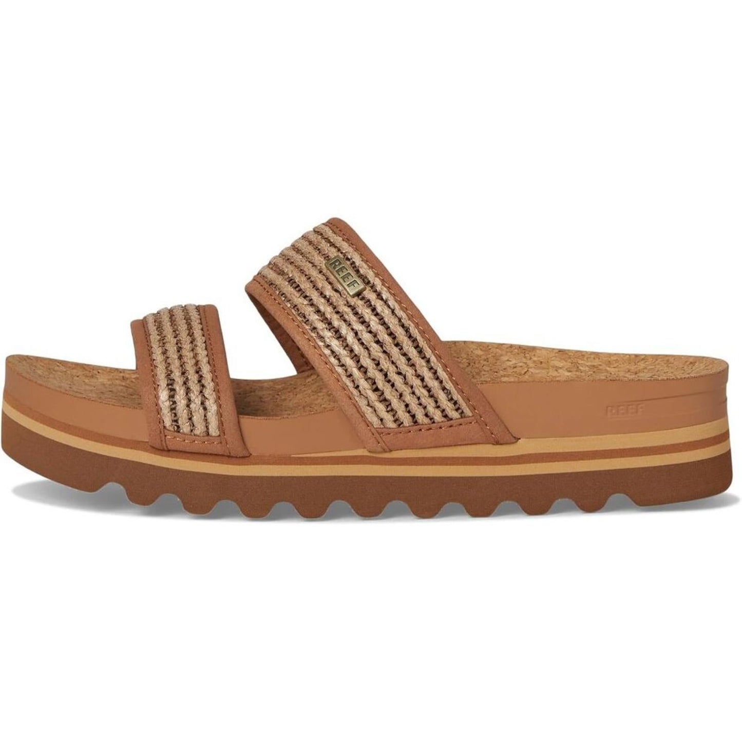 Cushion Vista Chocolate Raffia Hi Sandals