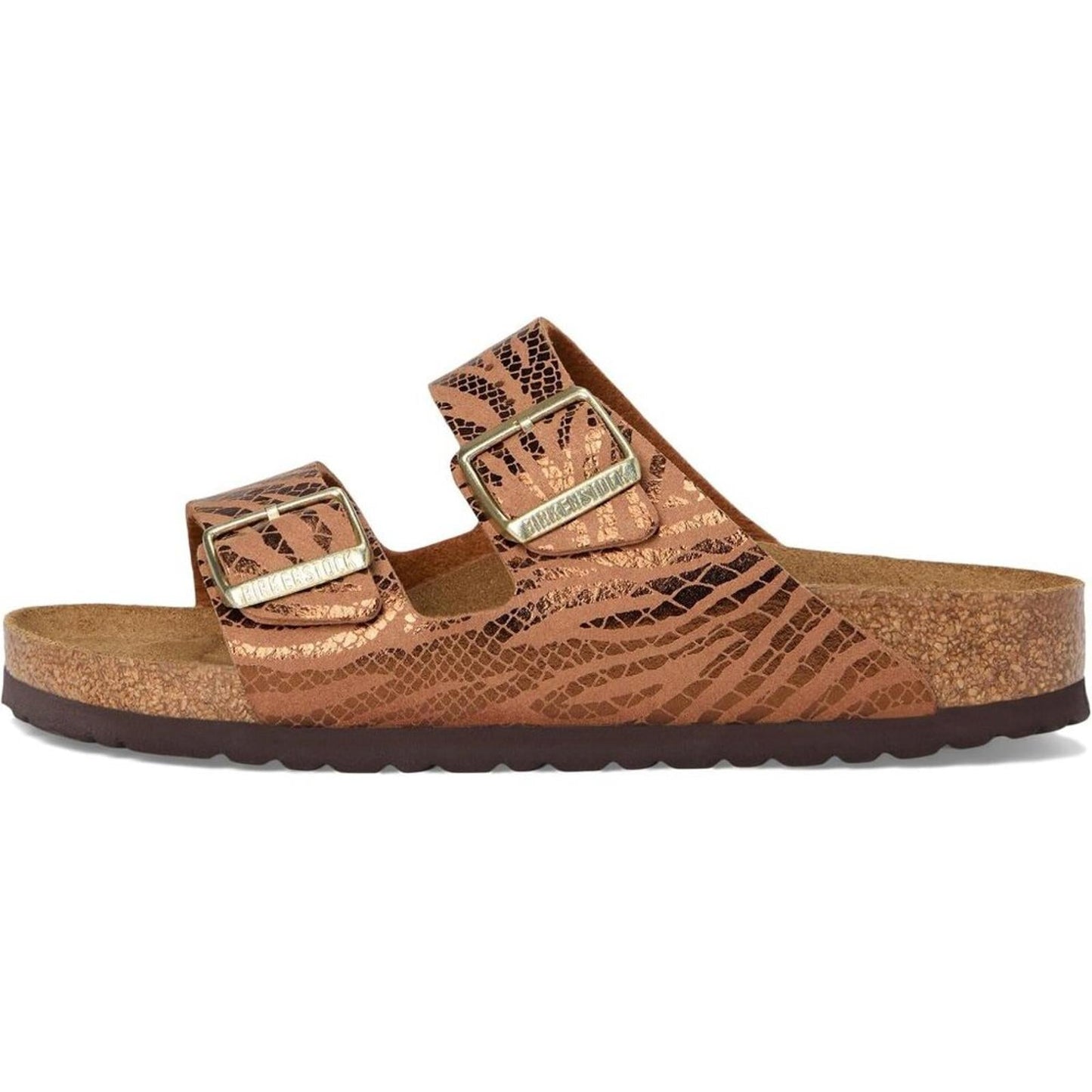Arizona Pecan Zebra Birko Flor Sandals