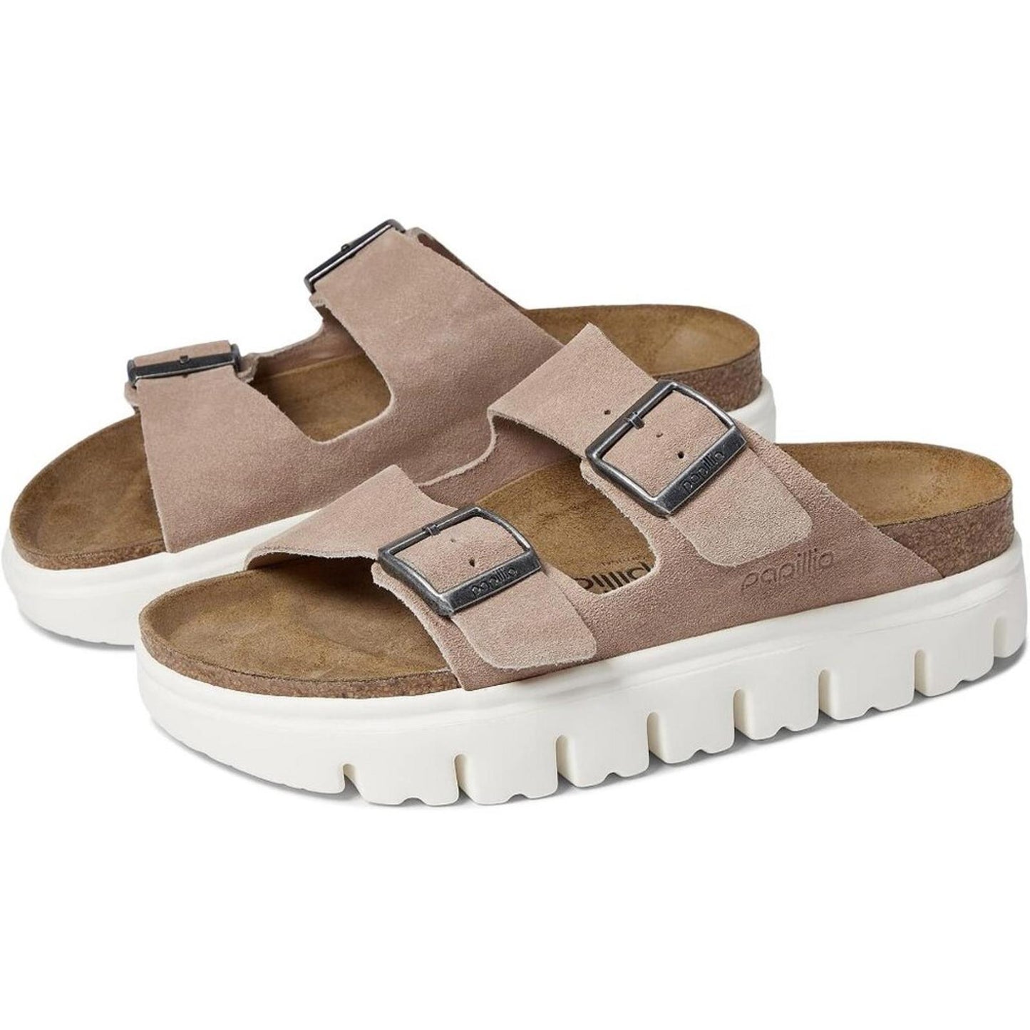 Papillio Arizona Warm Sand Suede Chunky Platform Sandals