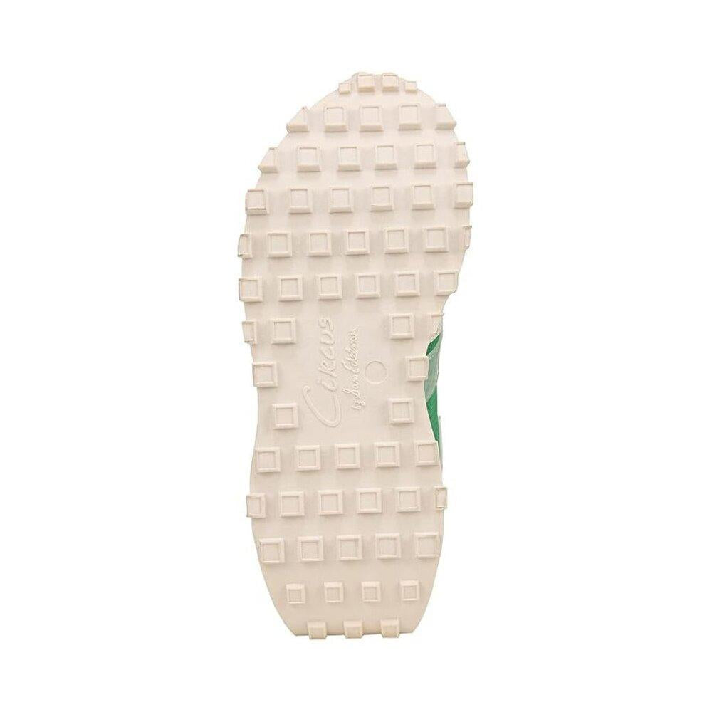 Devyn Green White Lace Up Sneakers