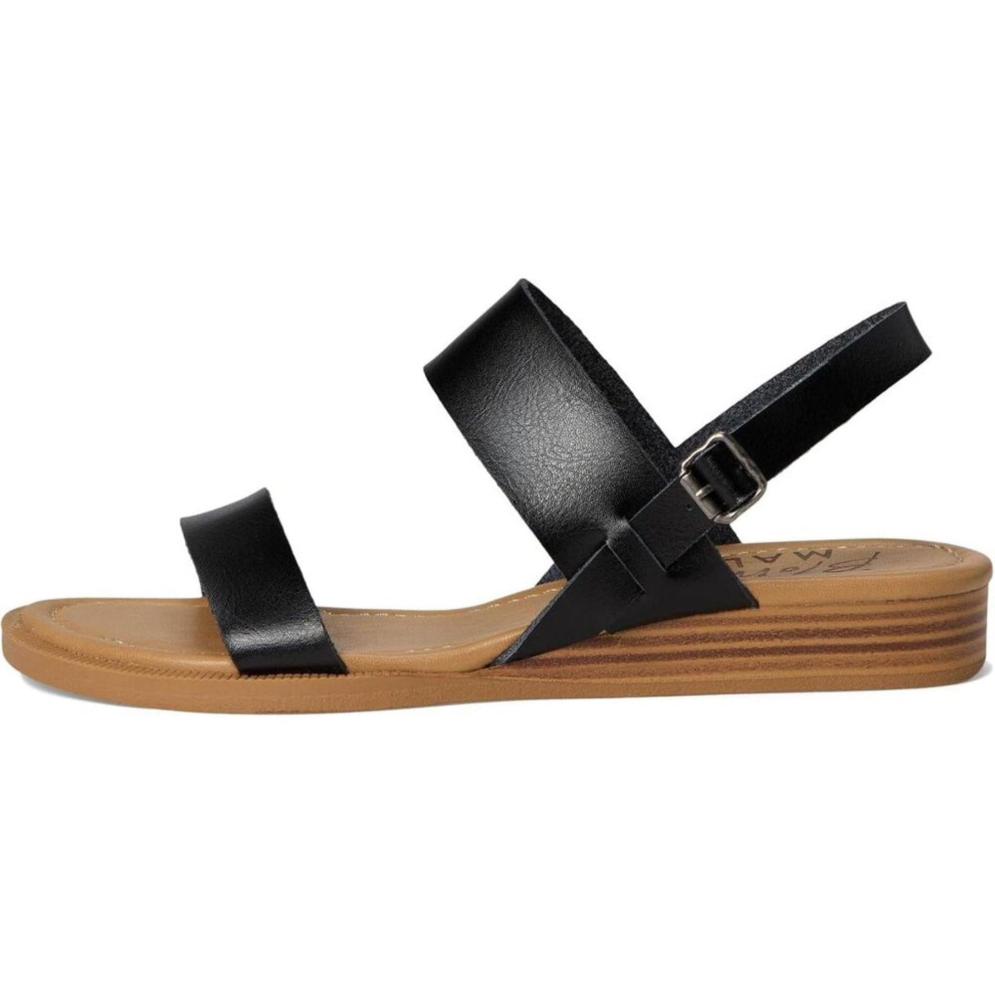 Arcadia Black Heel Strap Sandals