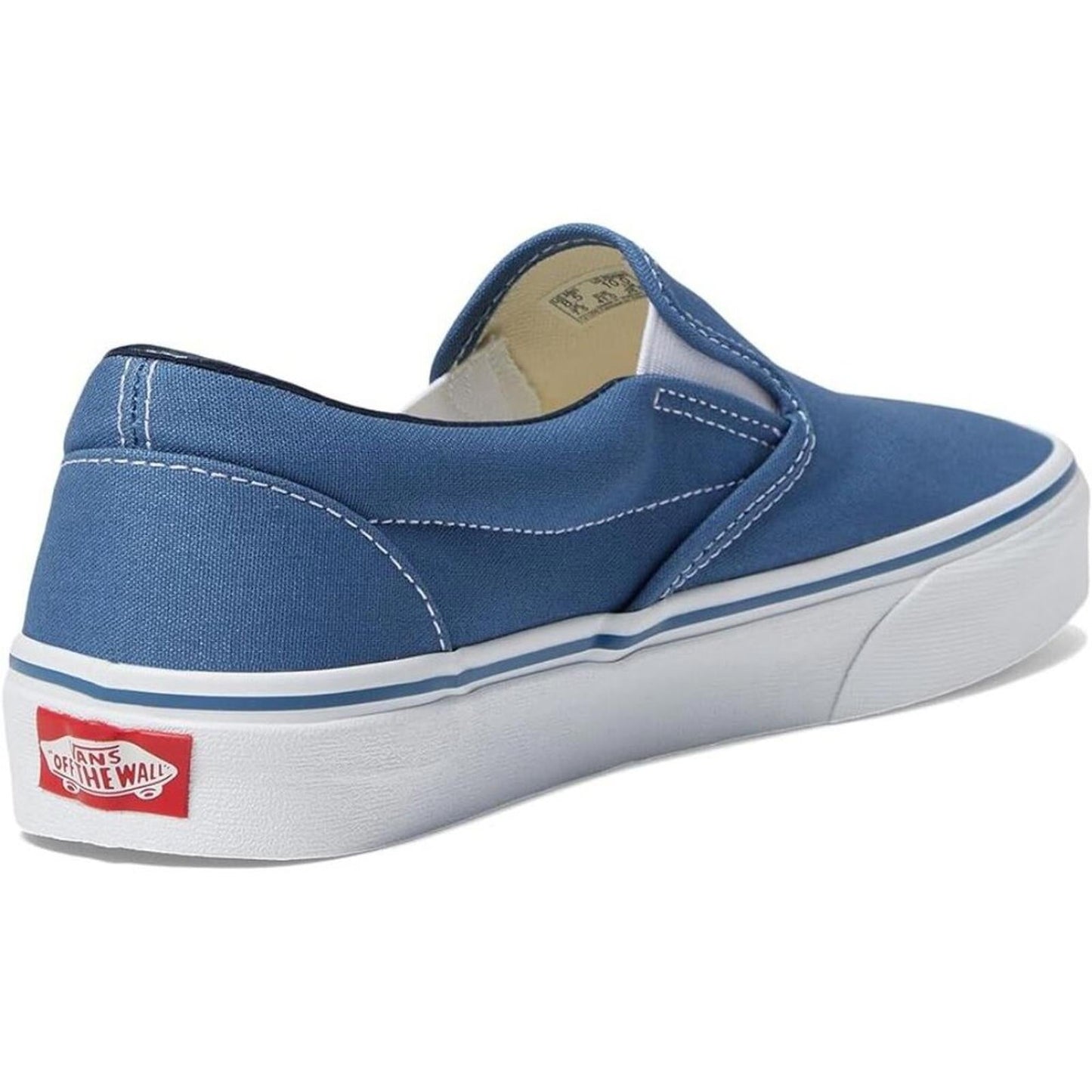 Classic Navy Canvas Slip On Sneakers