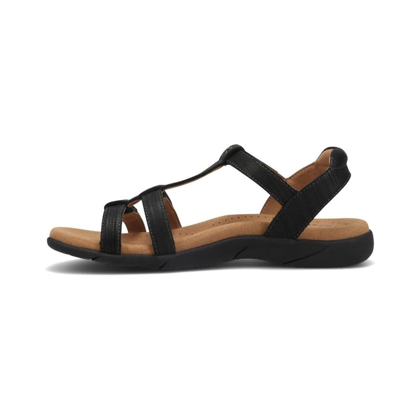 Trophy 2 Black Leather Sandals
