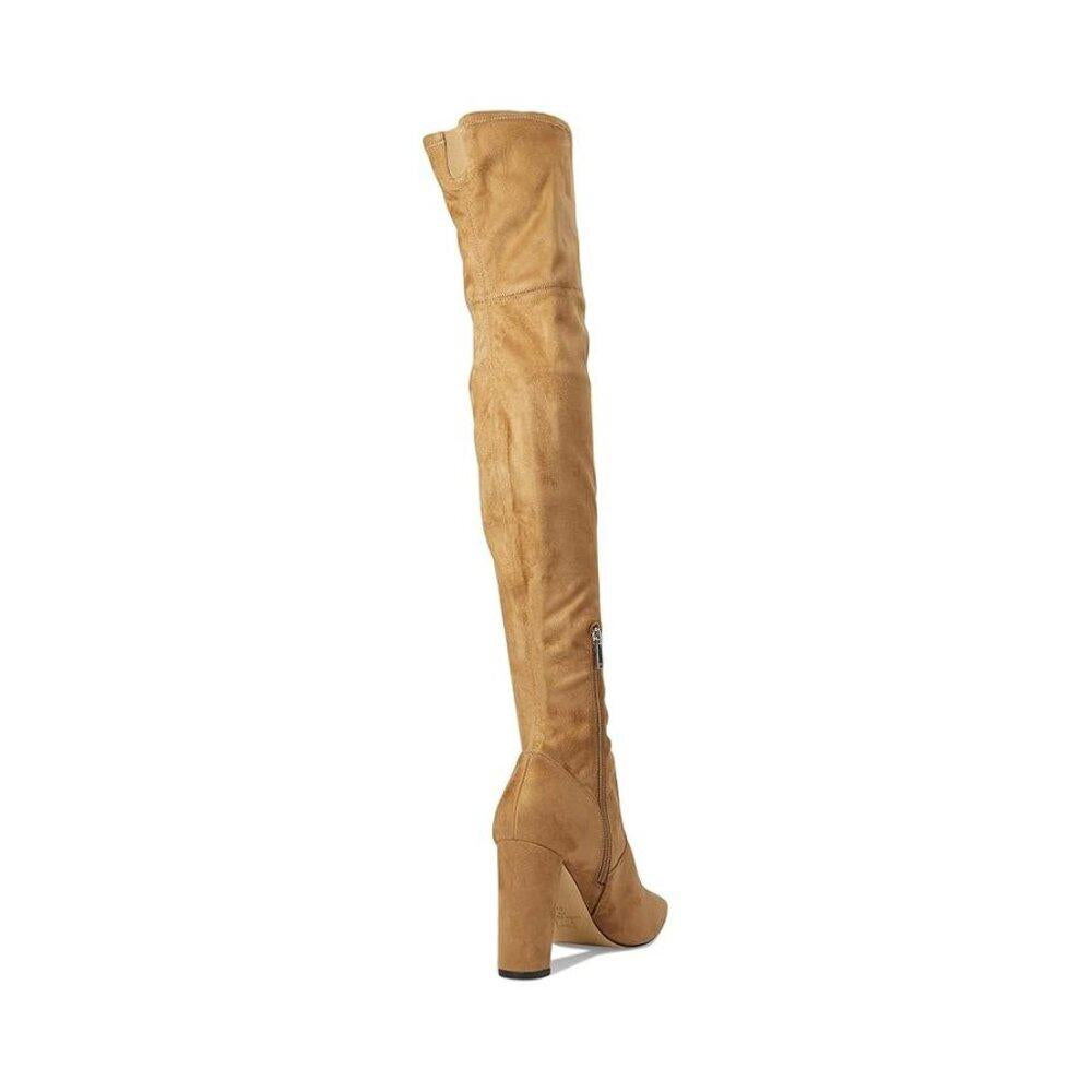 Garalyn Medium Natural Over The Knee Heeled Boots