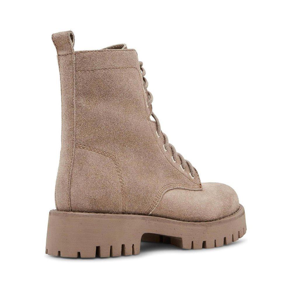 Lika Mushroom Suede Lace Up Boots