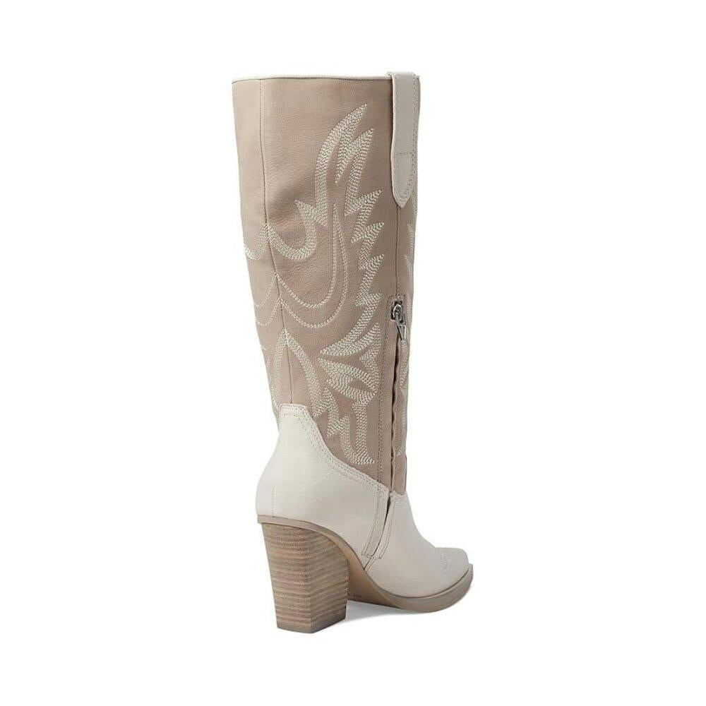 Blanch Taupe Multi Leather Western Cowboy Boot
