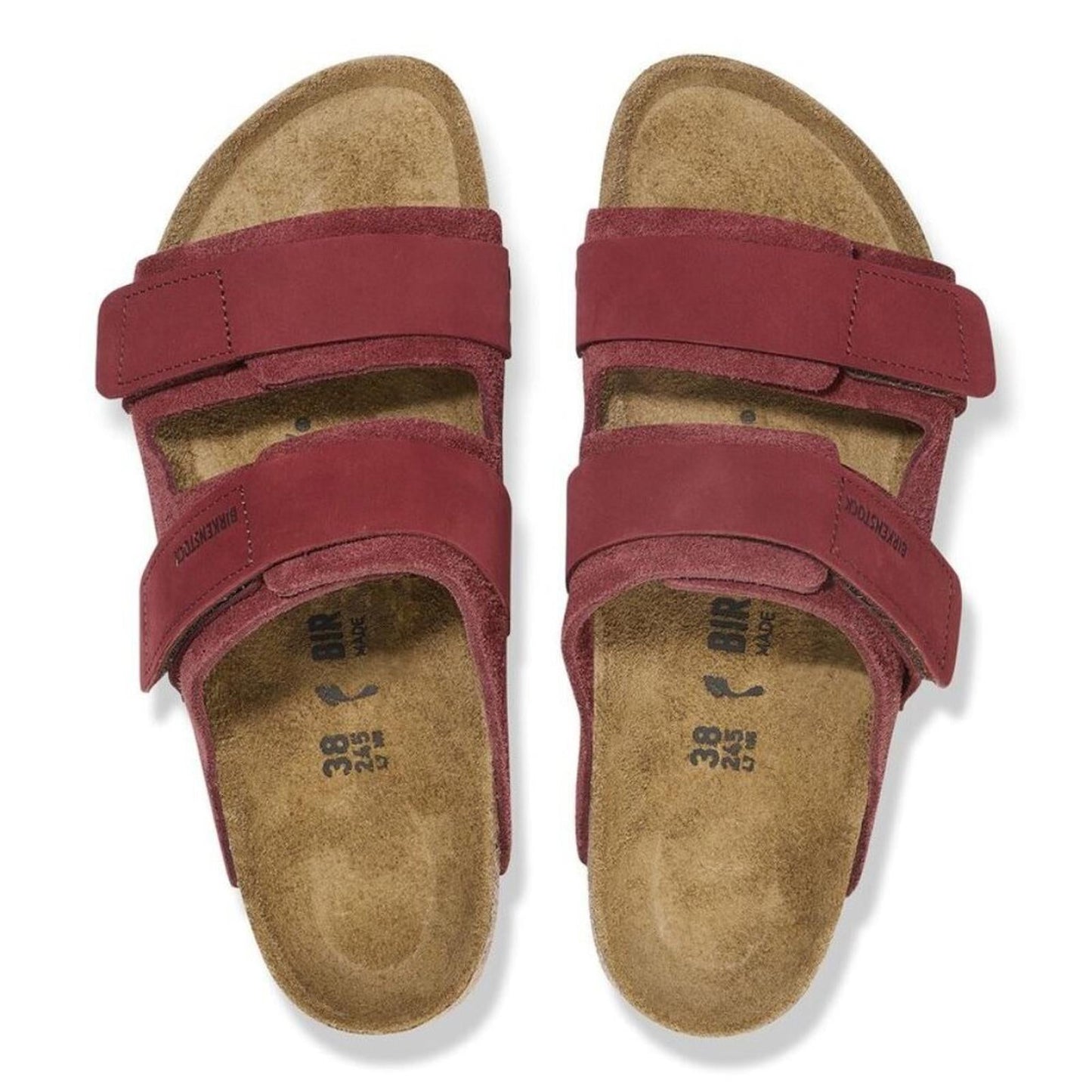 Uji Zinfandel Nubuck Suede Leather Sandals