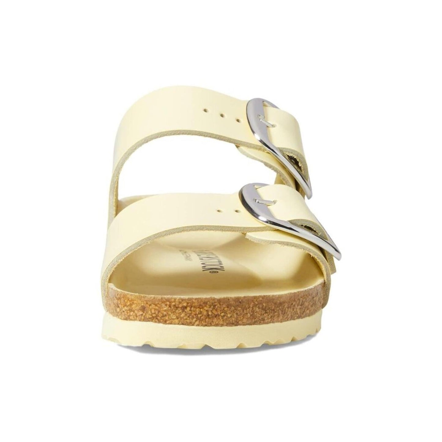 Arizona Big Buckle High Shine Butter Leather Sandals