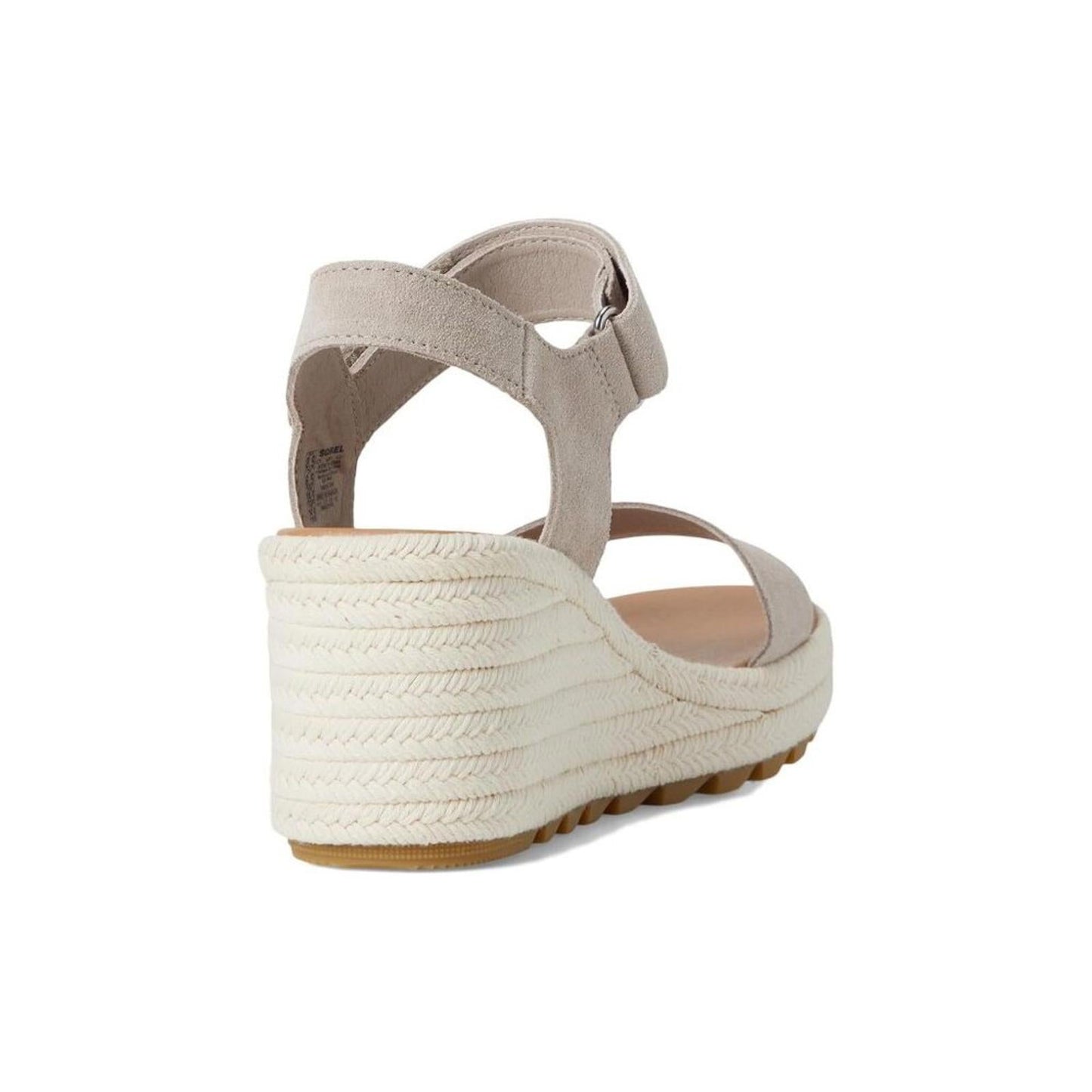 Cameron Crushed Clay Suede Leather Wedge Sandals