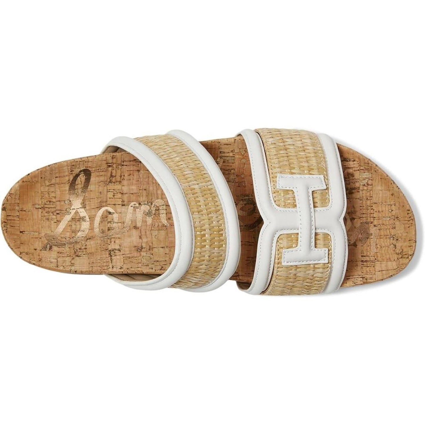 Rowan Natural Flat Slide Slide Sandals