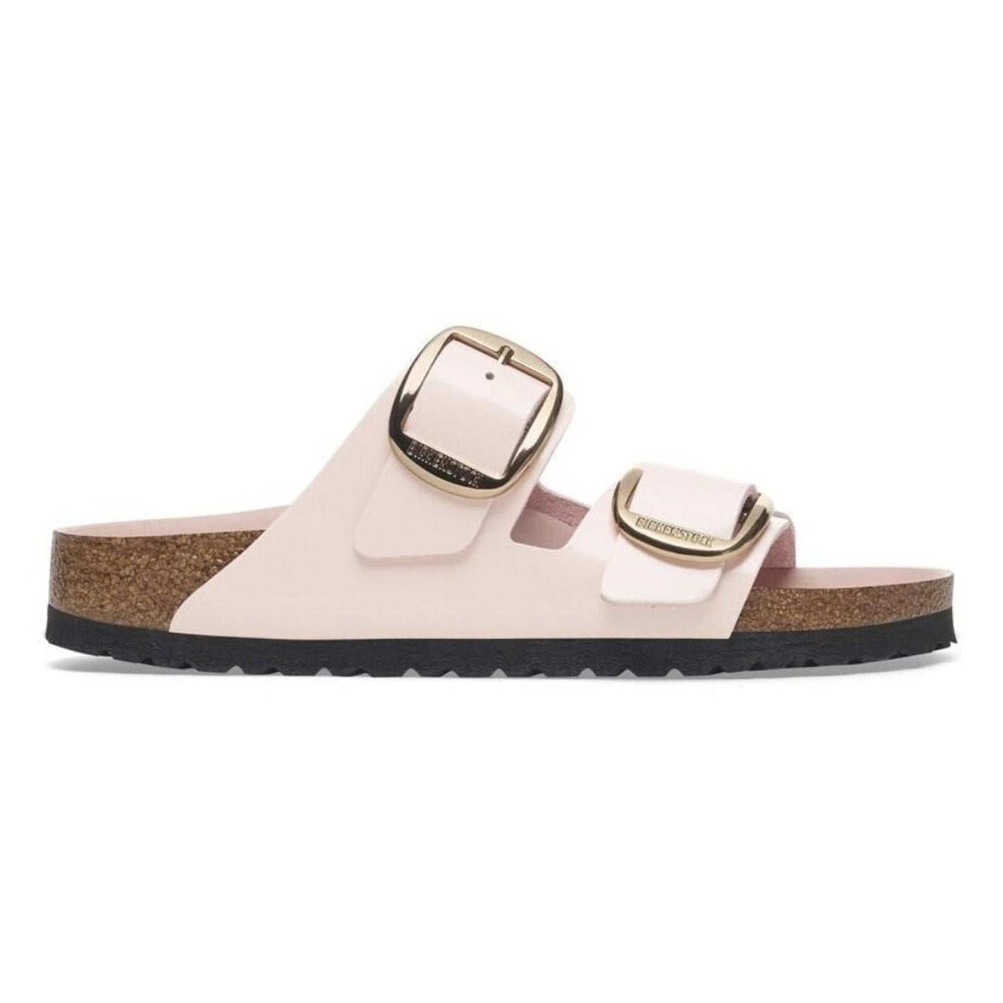 Arizona High-Shine Light Rose Buckle Sandals
