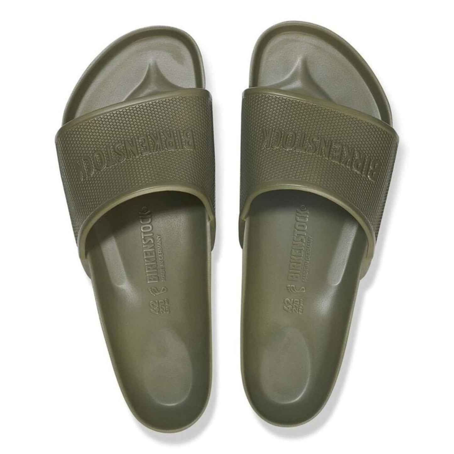 Barbados Eva Khaki Slide Sandals