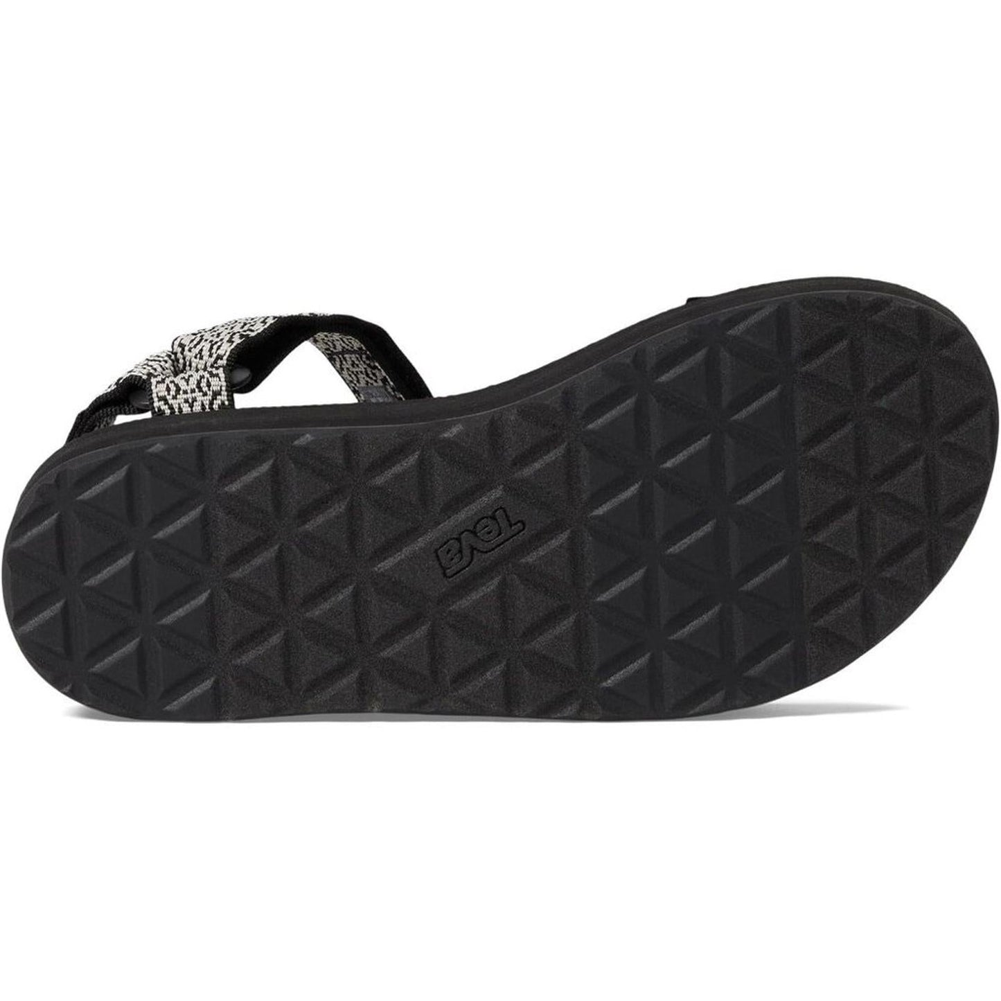 Midform Universal Boho White Black Strap Sandals