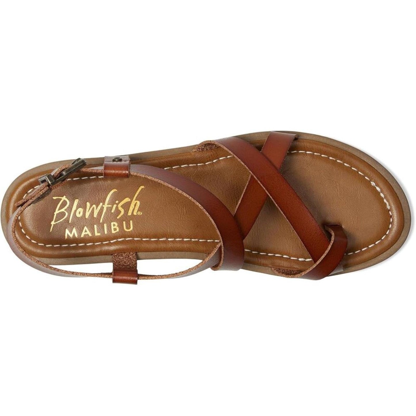 Devon Scotch Faux Leather Strappy Sandals