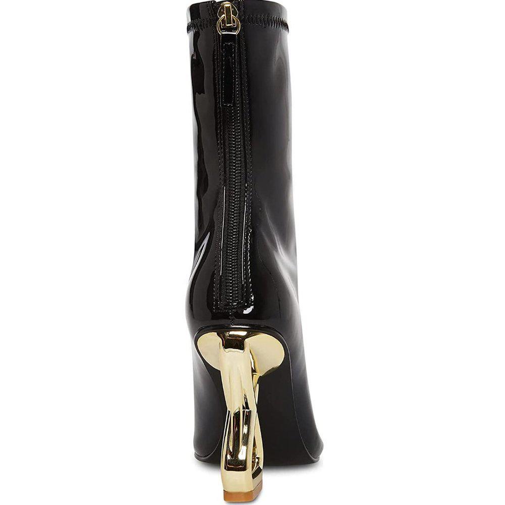 Londyn Patent Heeled Booties