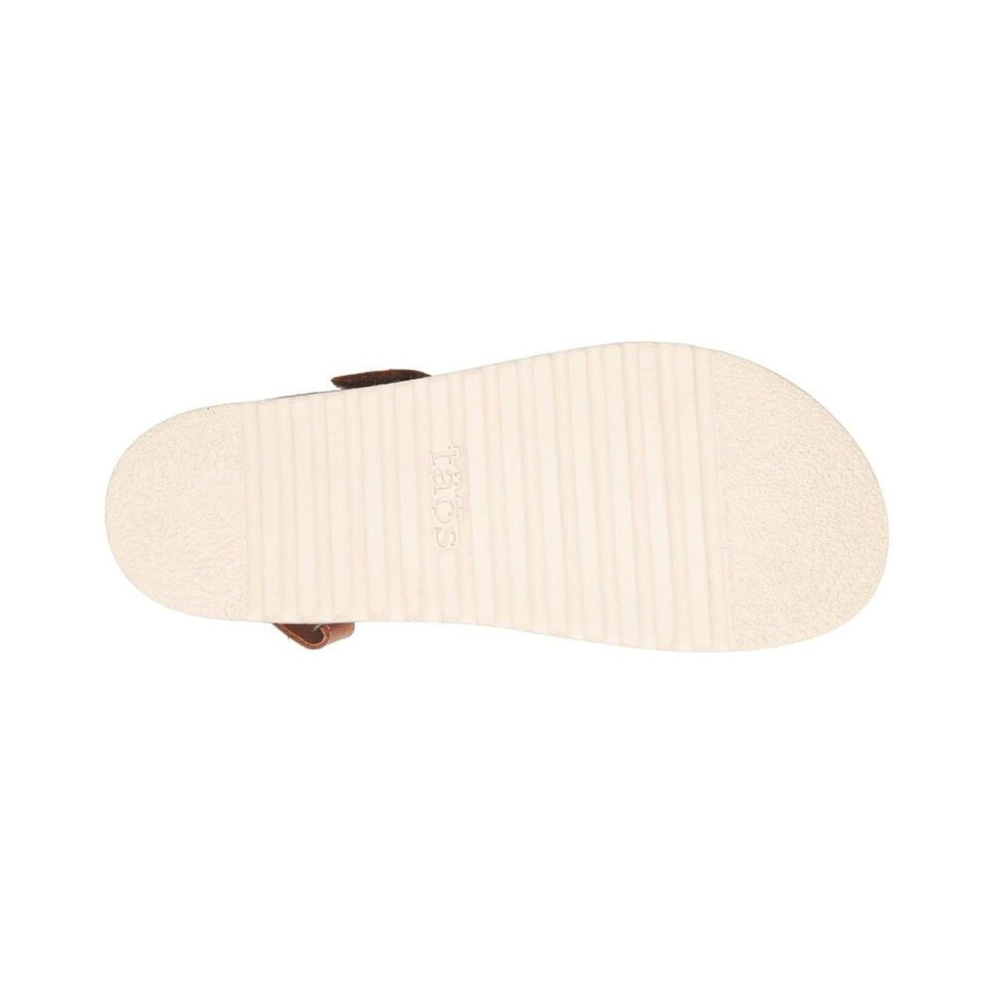 Sideways Caramel Leather Sandals