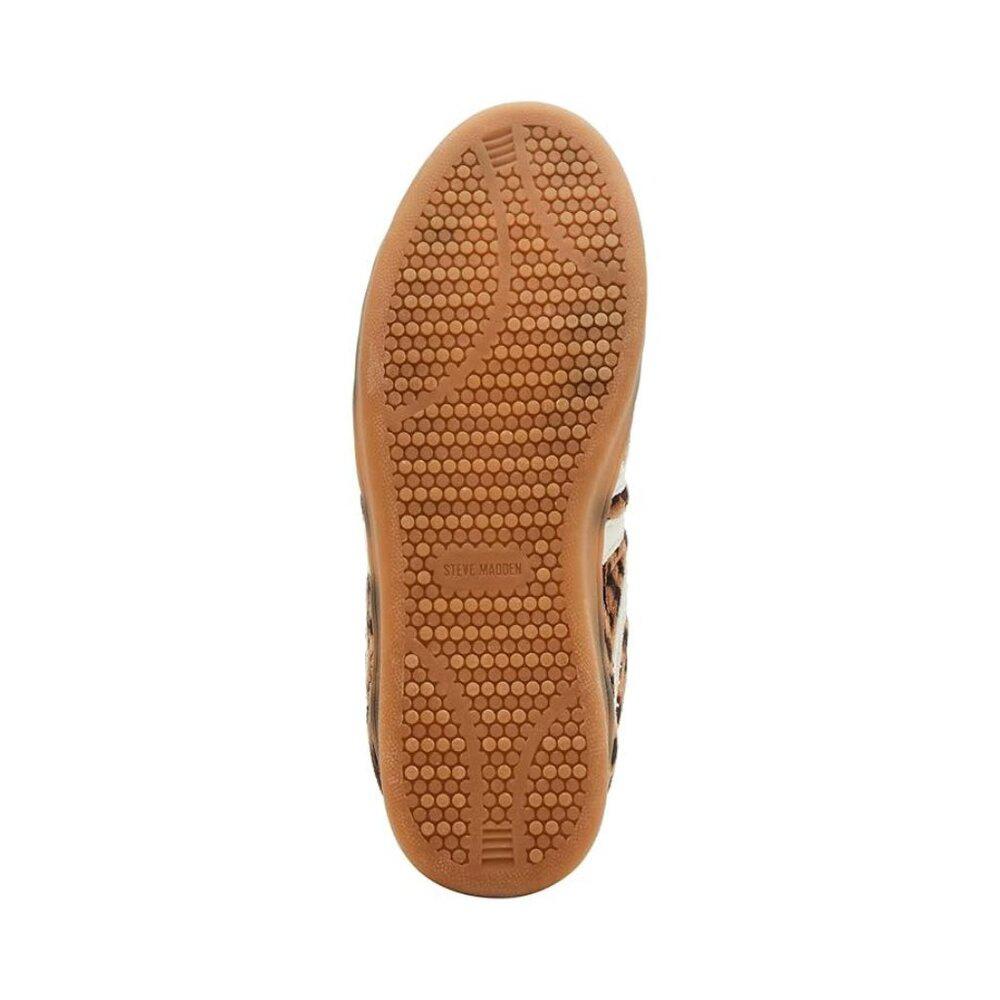 Madrid Tan Leopard Lace Up Sneakers
