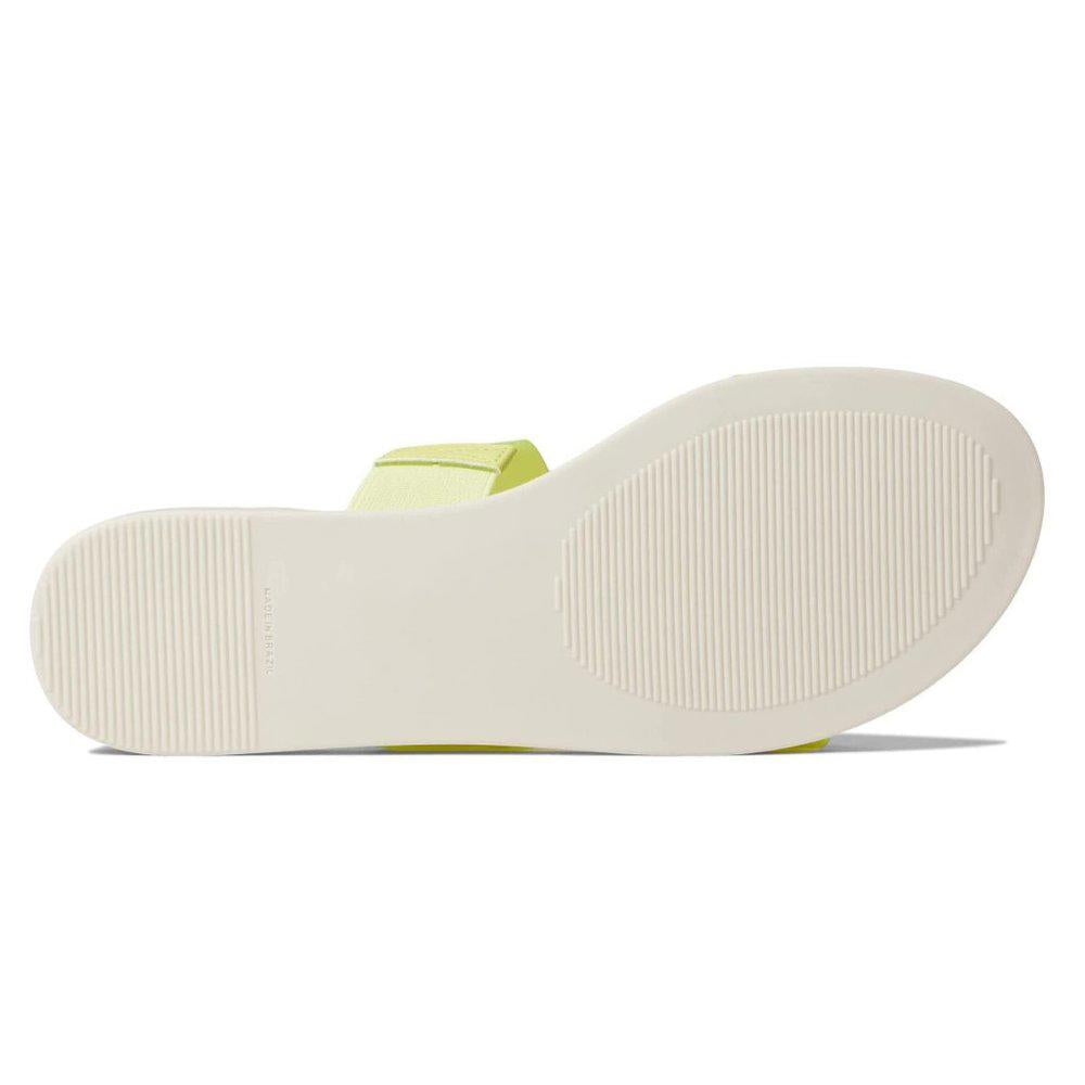 Steve Madden Sandals Greer Neon Yellow Slides