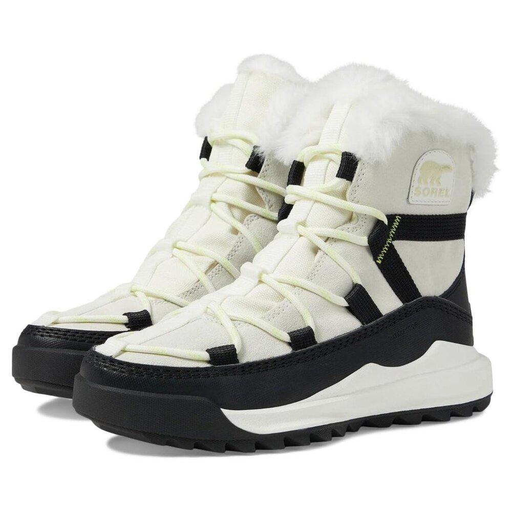 ONA RMX Glacy White Leather Lace Up Waterproof Boots