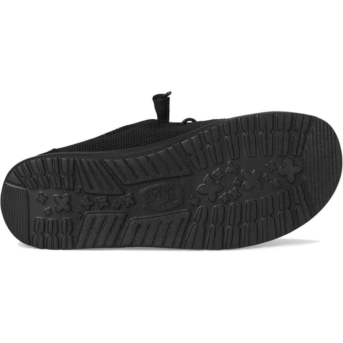 Wendy Black Slip On Stretch Sox Casual Shoes