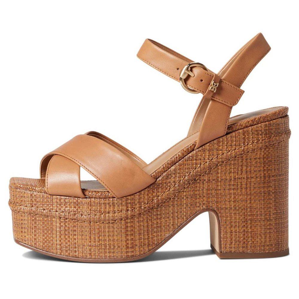 Trianna Cuoio Brown Platform Sandals