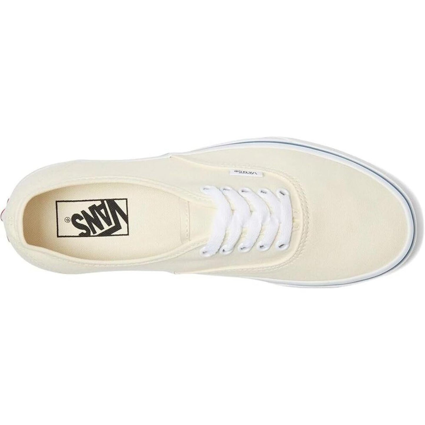 Authentic White Multi Canvas Sneakers