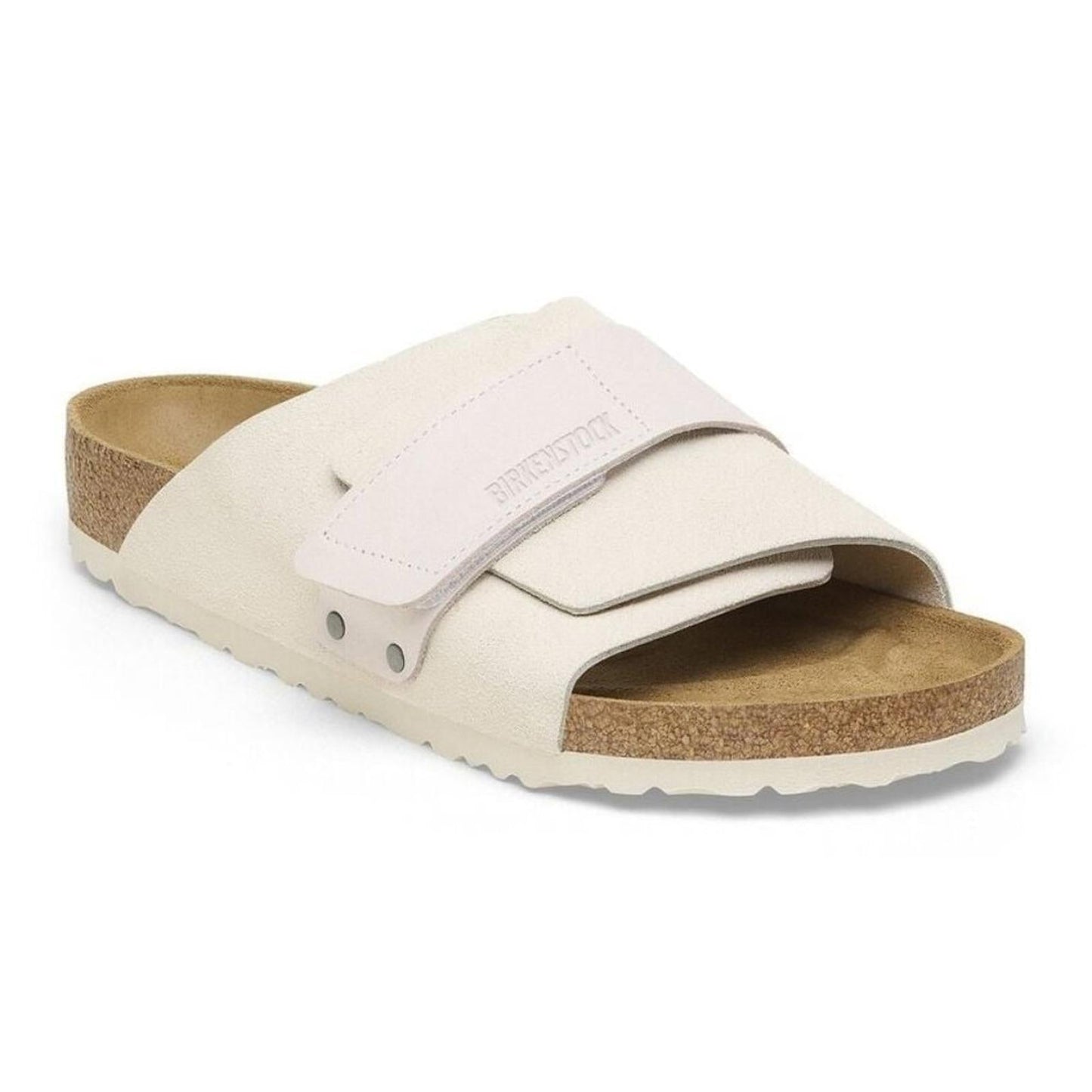 Kyoto Antique White Nubuck Suede Leather Sandals