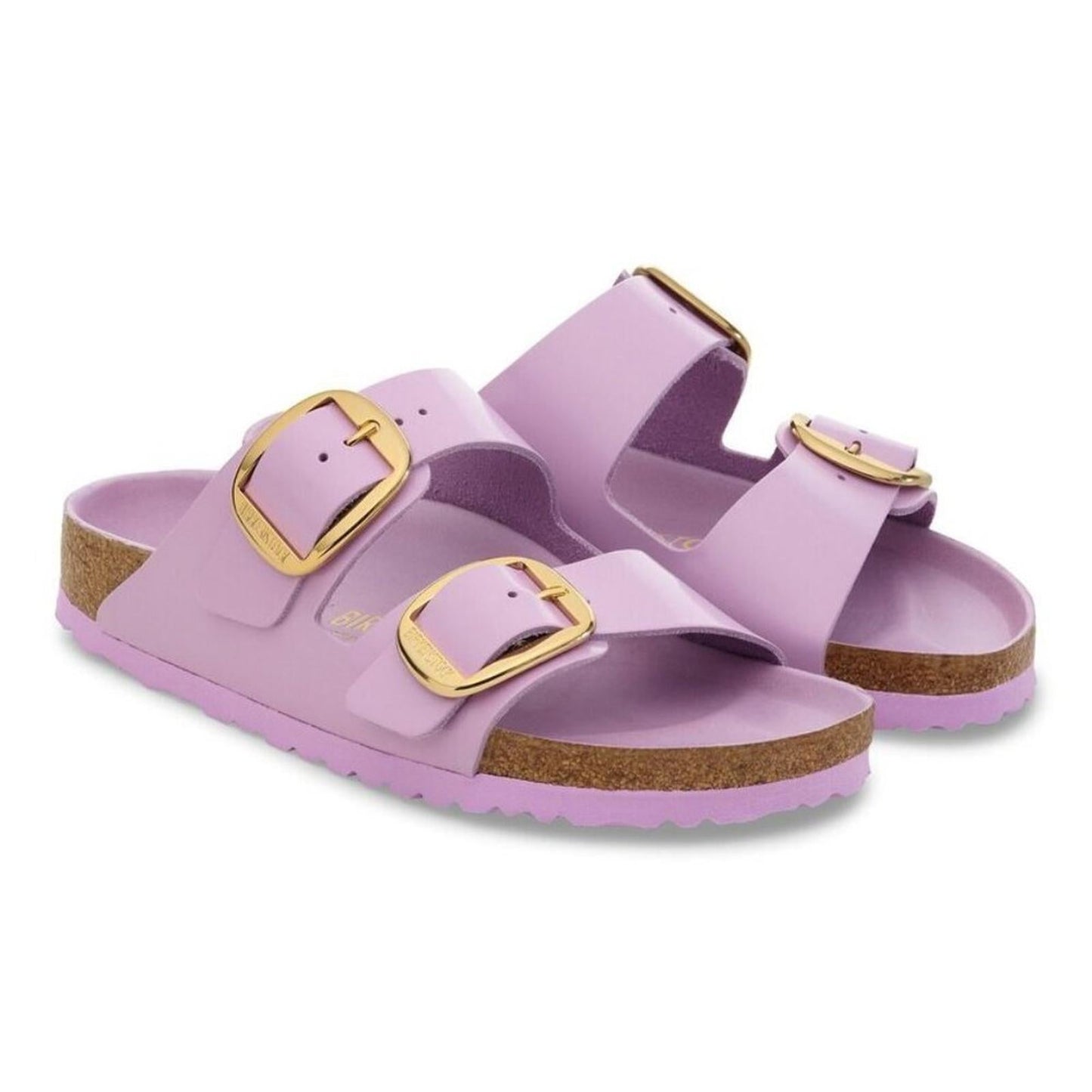 Arizona High Shine Crocus Buckle Sandals