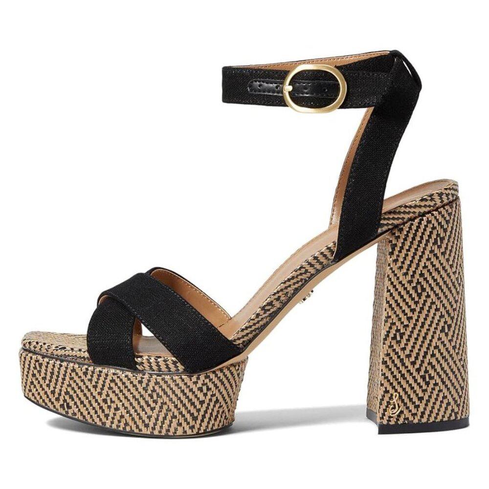 Nolita Black Heeled Sandals