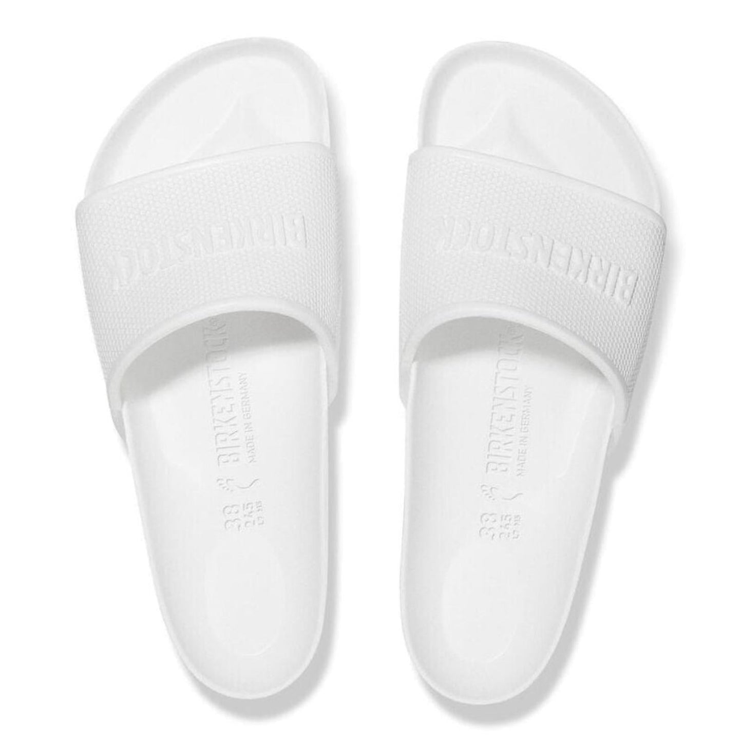 Barbados Eva White Slide Sandals