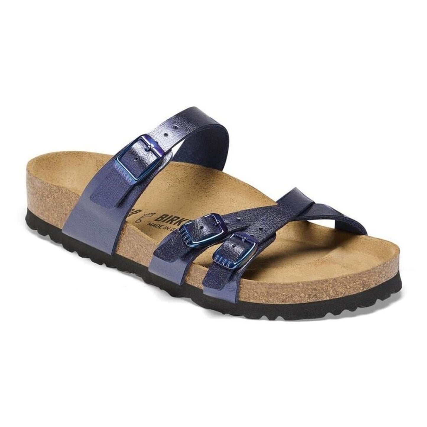 Franca Graceful Midnight Blue Birko Flor Sandals