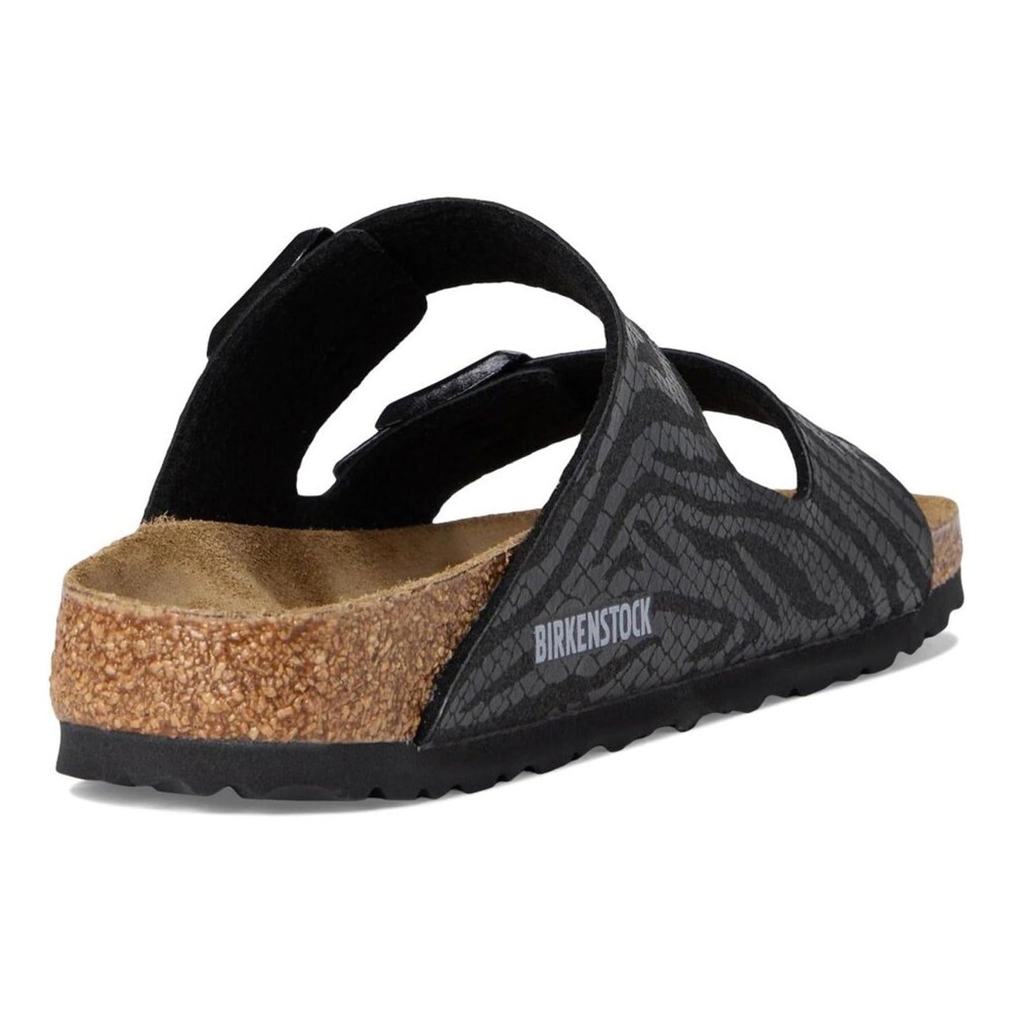 Arizona Black Silky Zebra Birko Flor Sandals