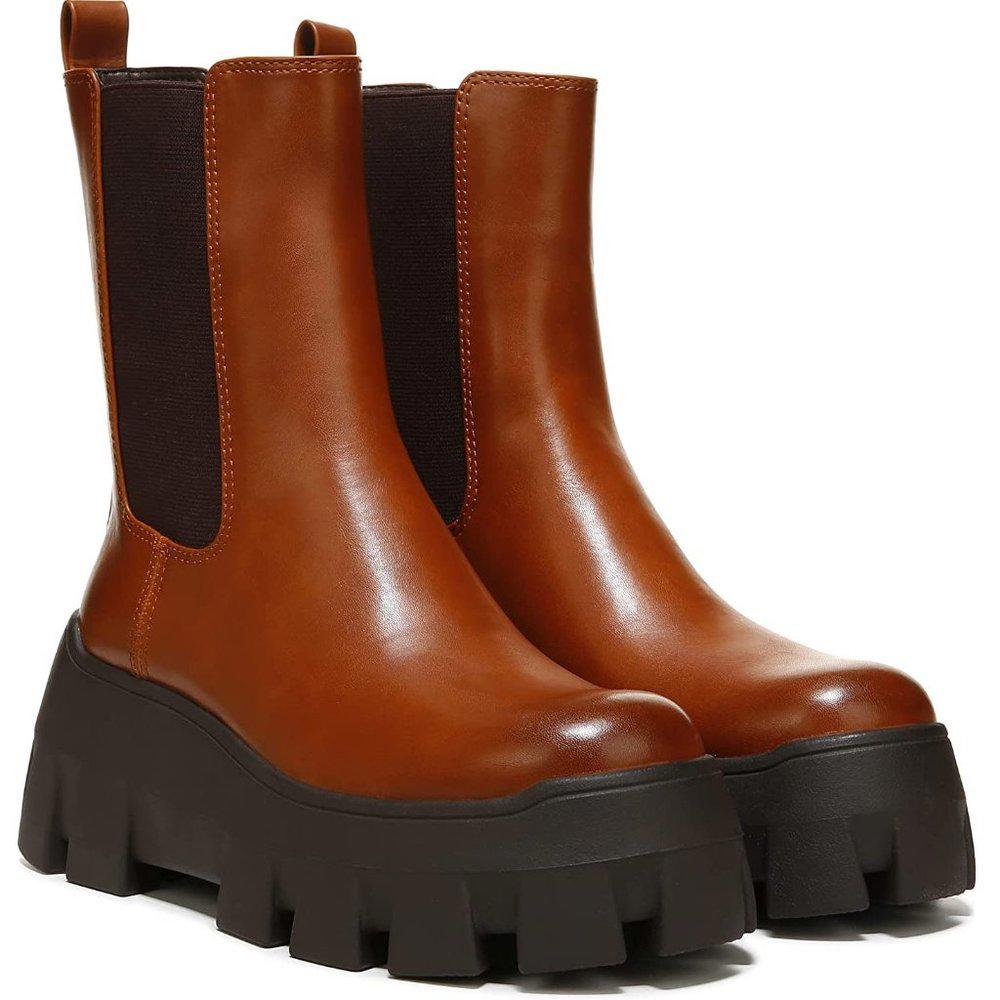 Ana Cuoiobrown Lug Boots