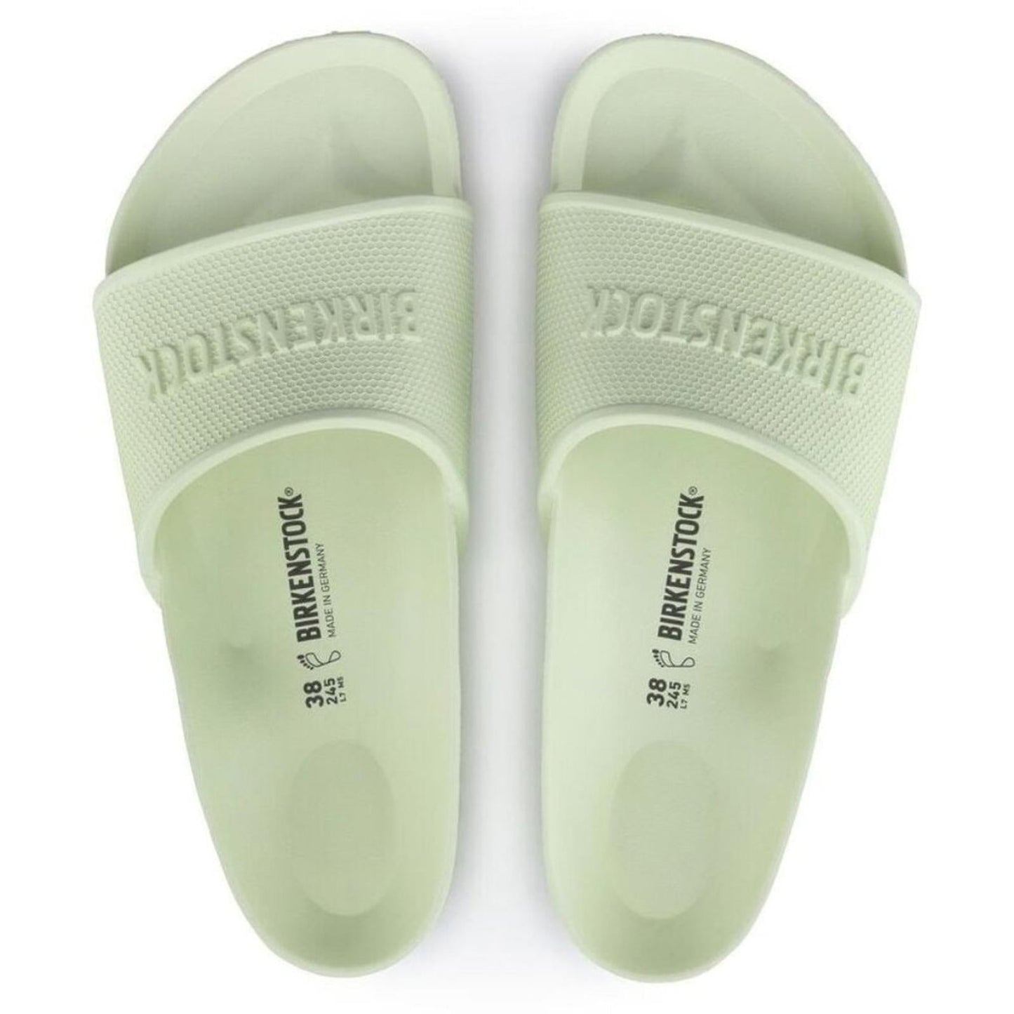 Barbados Eva Faded Lime Slide Sandals