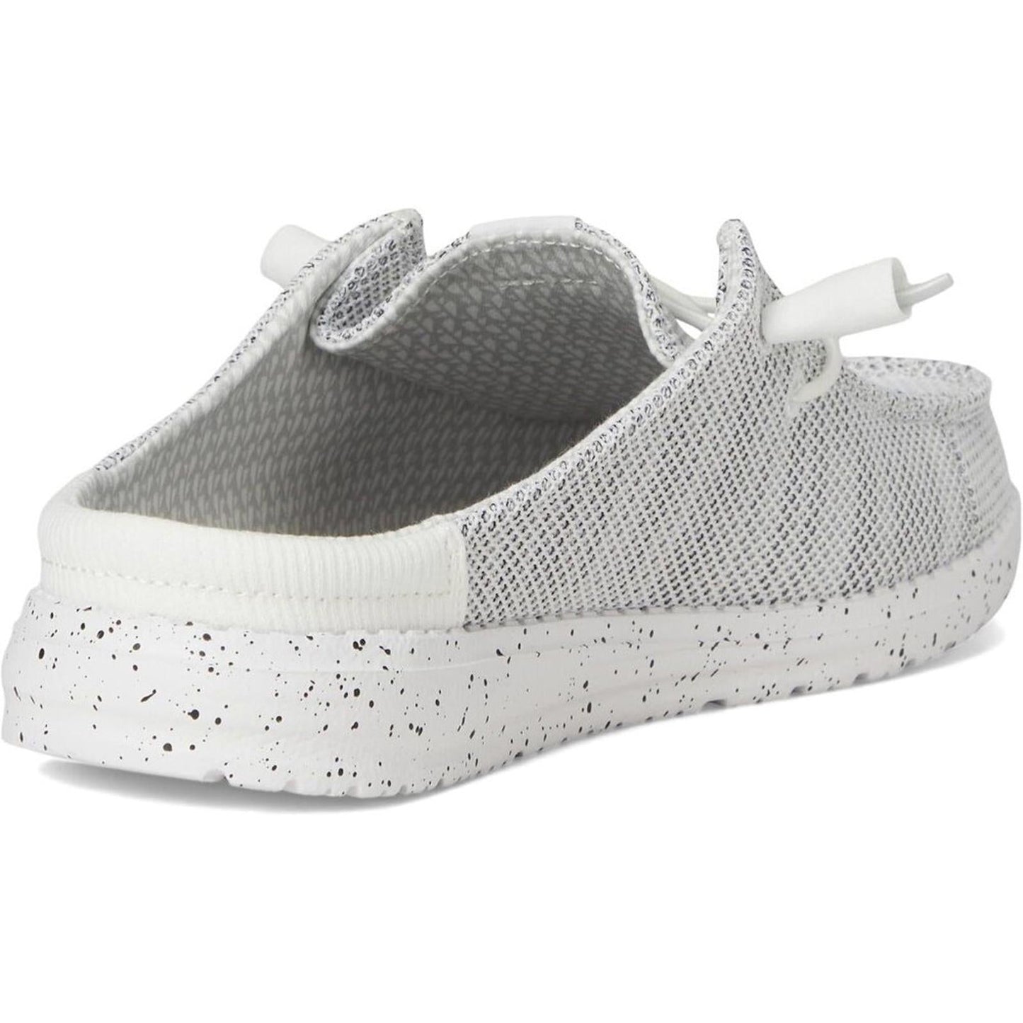 Wendy Stone White Slip Stretch Sox Casual Shoes
