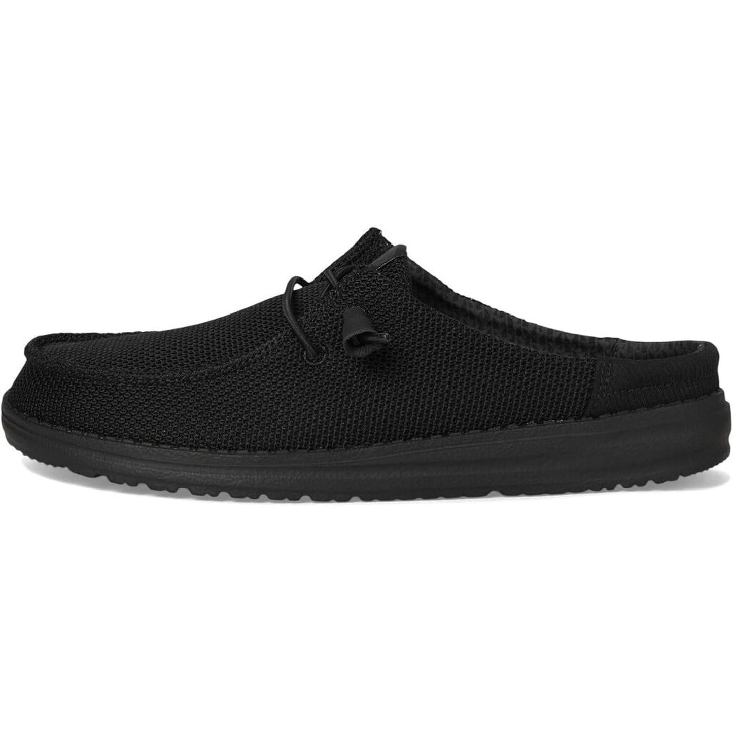 Wendy Black Slip On Stretch Sox Casual Shoes