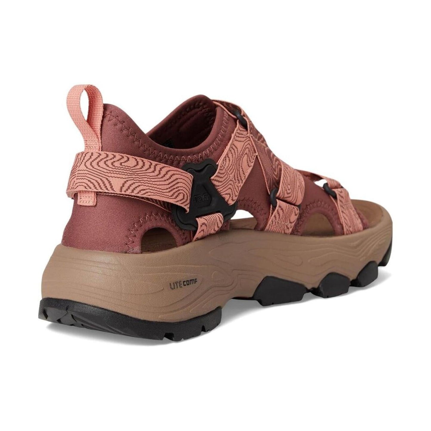 Grandview Max :Mahogany Blooming Dahlia Sandals