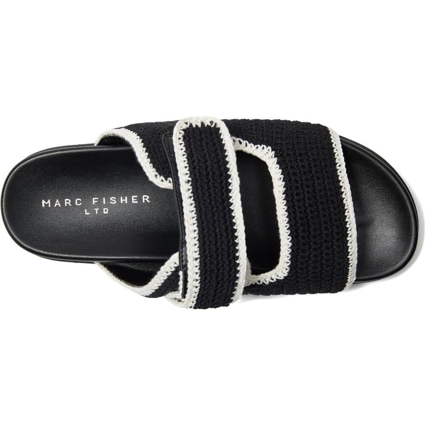 Brinleys Black Multi Slide Sandals