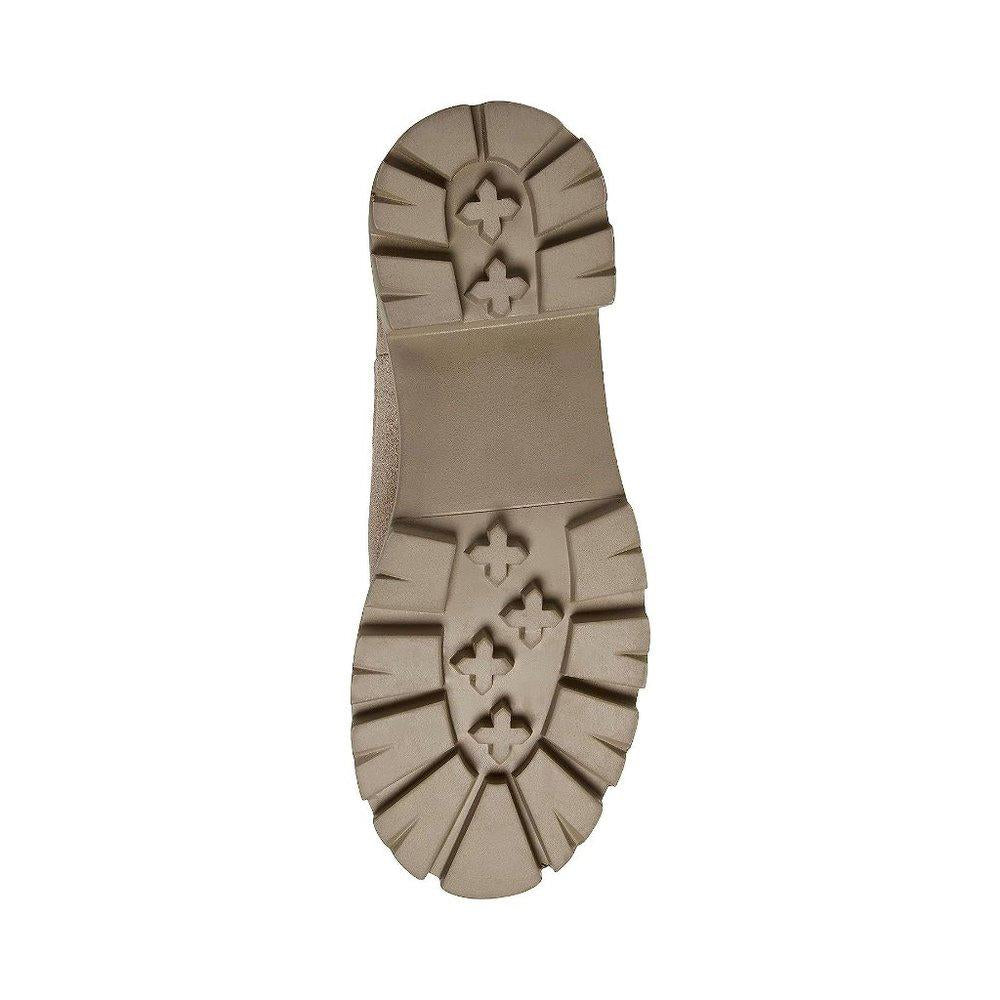 Zoltin Mushroom Faux Suede Lug Booties
