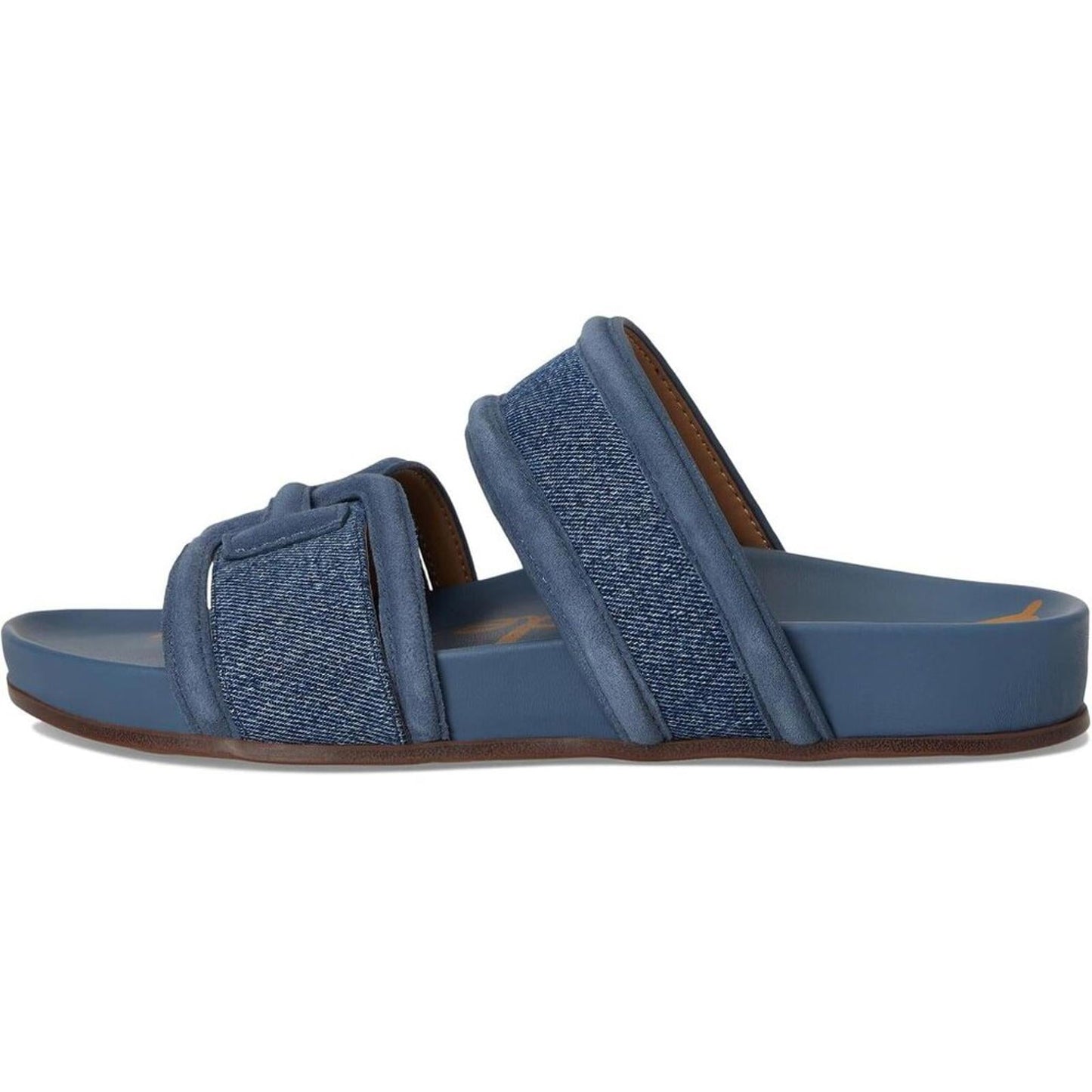 Rowan Bluestone Flat Slide Sandals