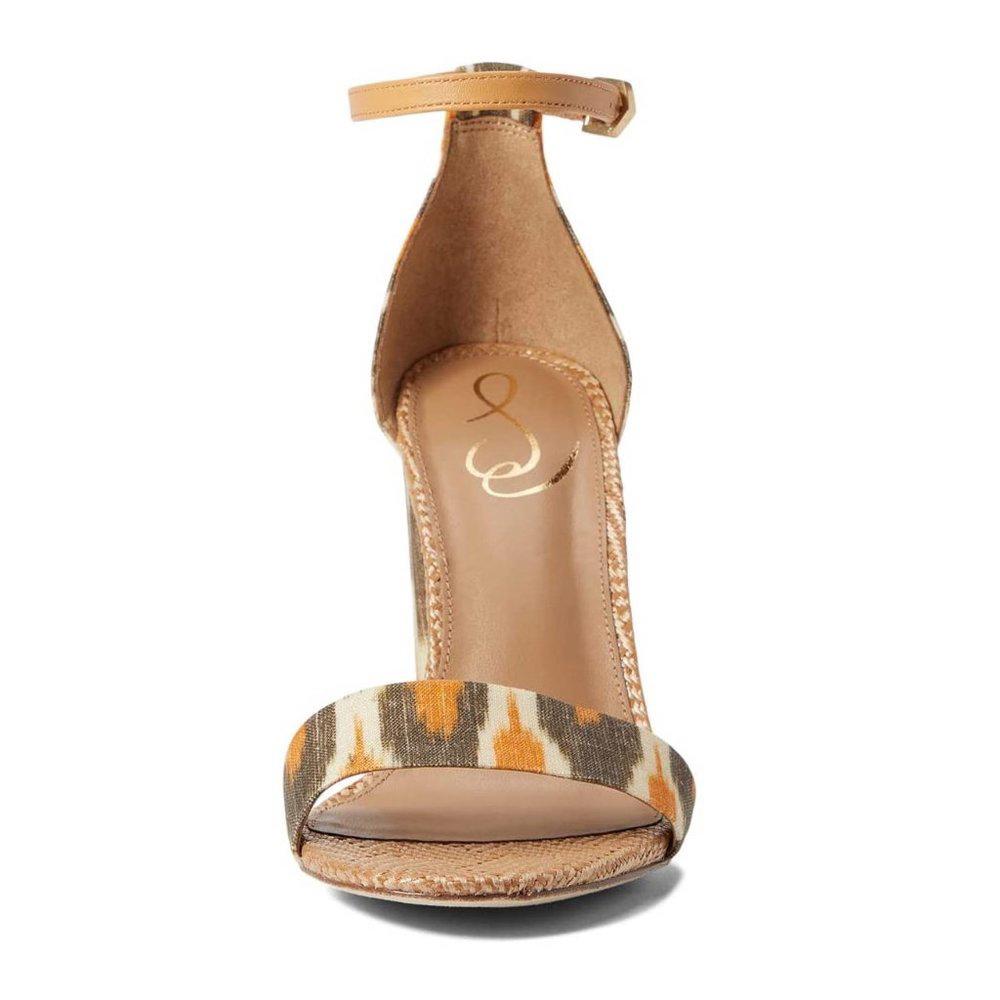 Yaro Grey Multi Heeled Sandals