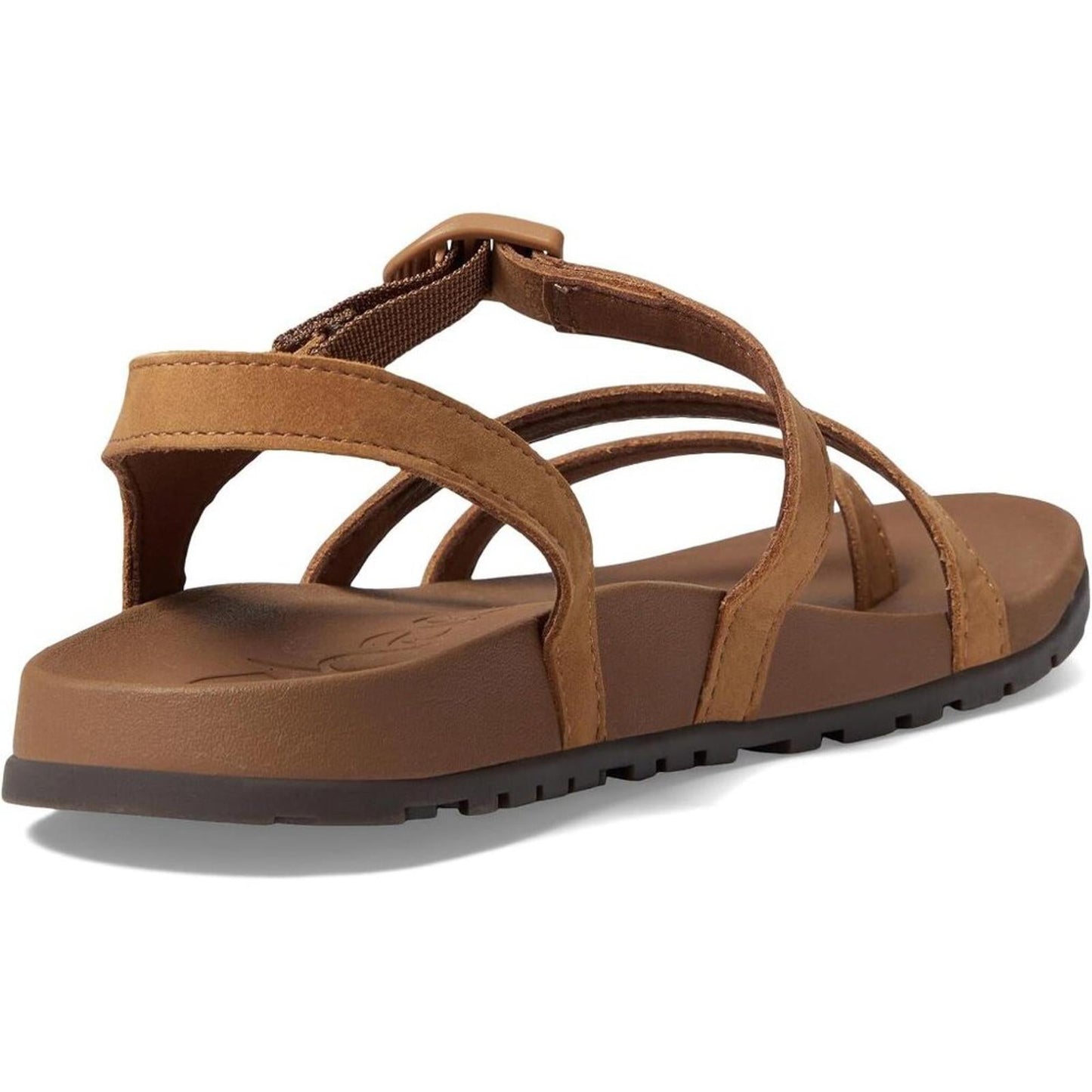 Lowdown Bone Brown Leather Strappy Sandals